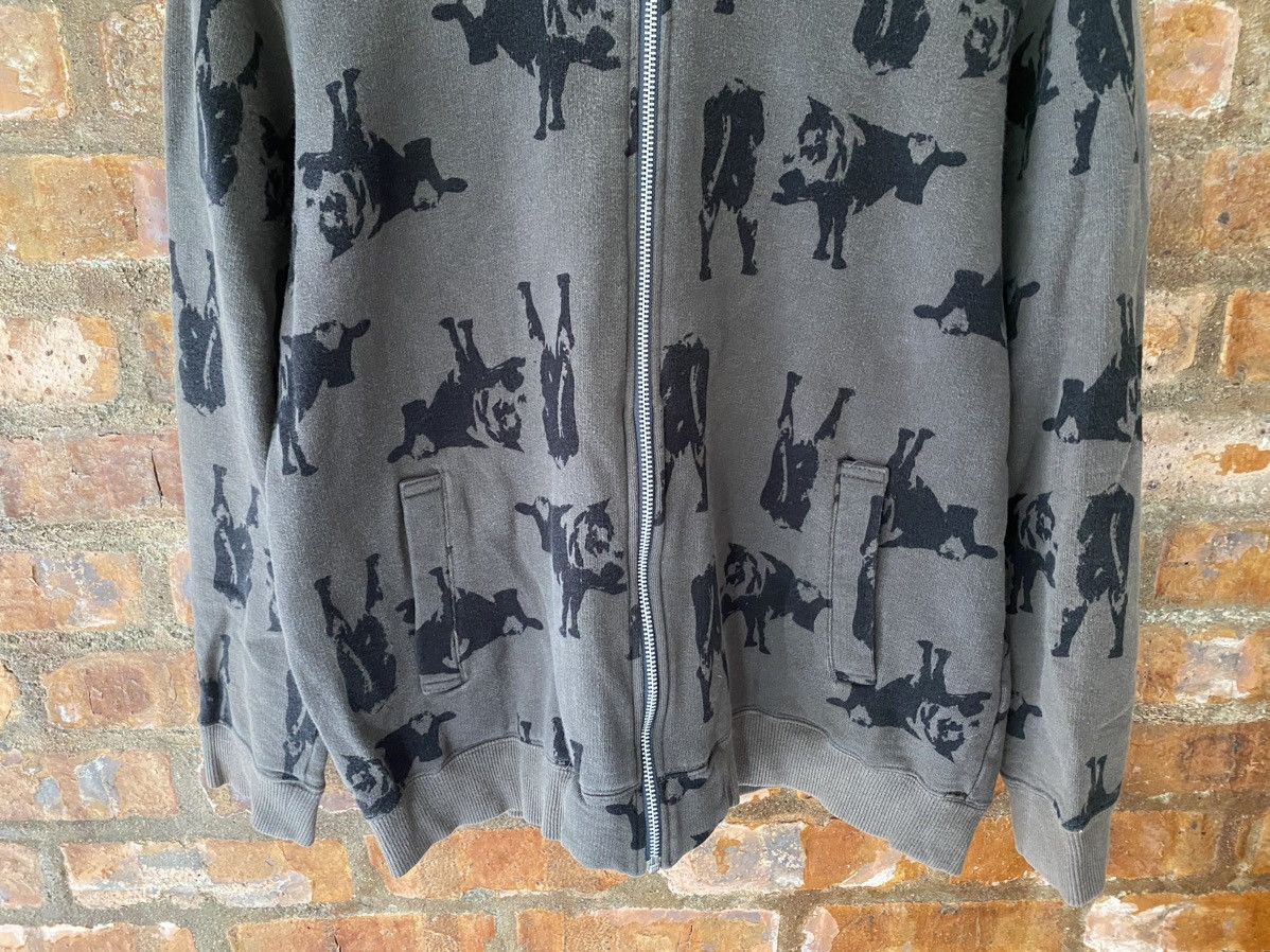Undercover UNDERCOVER AW02 Witches Cell era 'cow' all over print hoodie Size US M / EU 48-50 / 2 - 4 Thumbnail