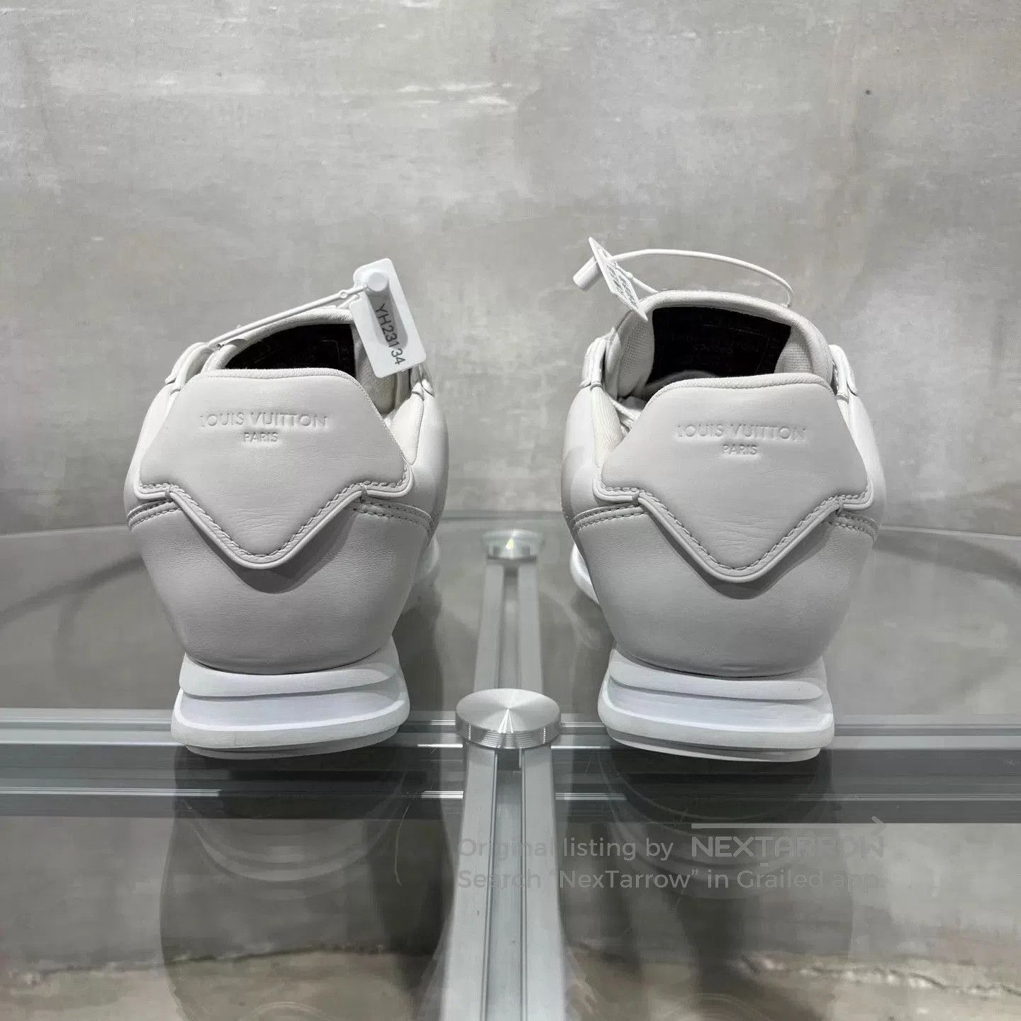 Louis Vuitton White Low-Top Sneakers Size 8.5. Size US 8.5 / EU 41-42 - 6 Thumbnail