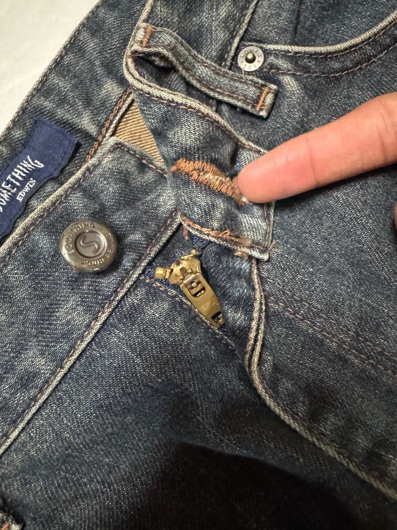 Edwin 💥BAGGY💥EDWIN RUSTY SICK MUD WASH BAGGY STYLE 90s DARK DENIM Size US 30 / EU 46 - 8 Thumbnail