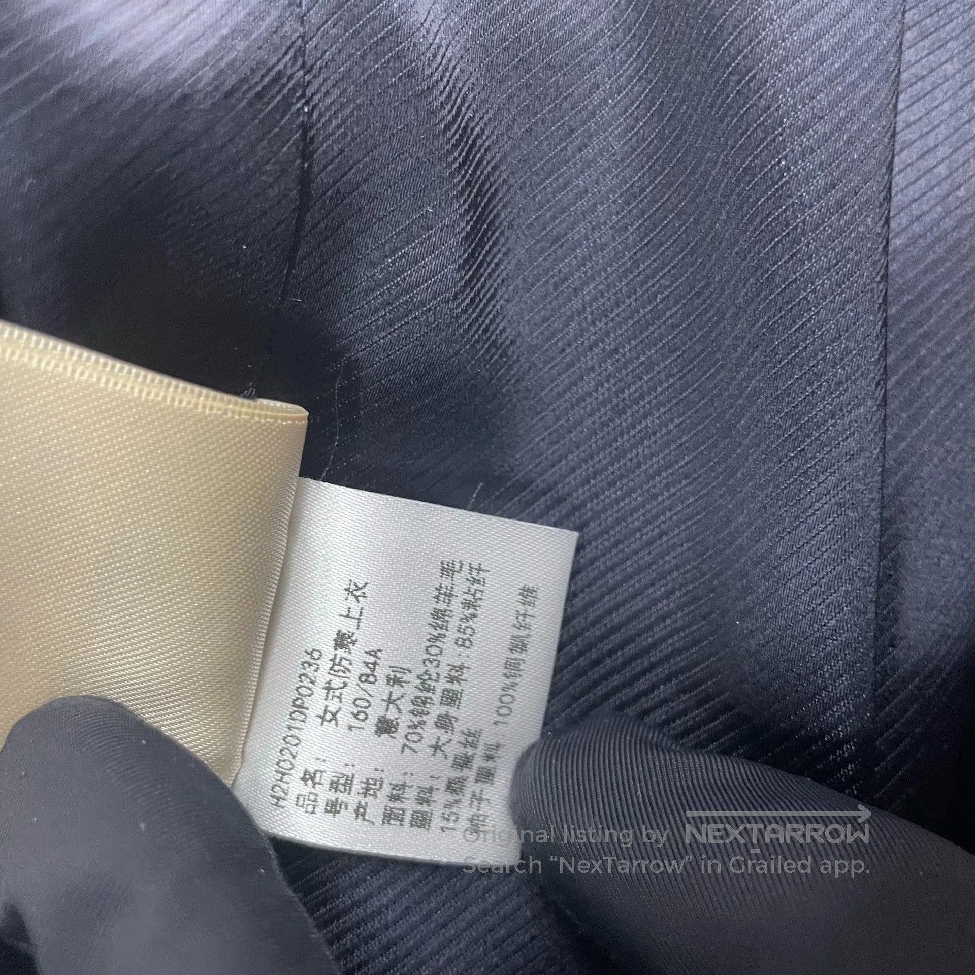 Hermes Hermes Black Coat Suit Jacket Size 36| Size XS / US 0-2 / IT 36-38 - 6 Thumbnail