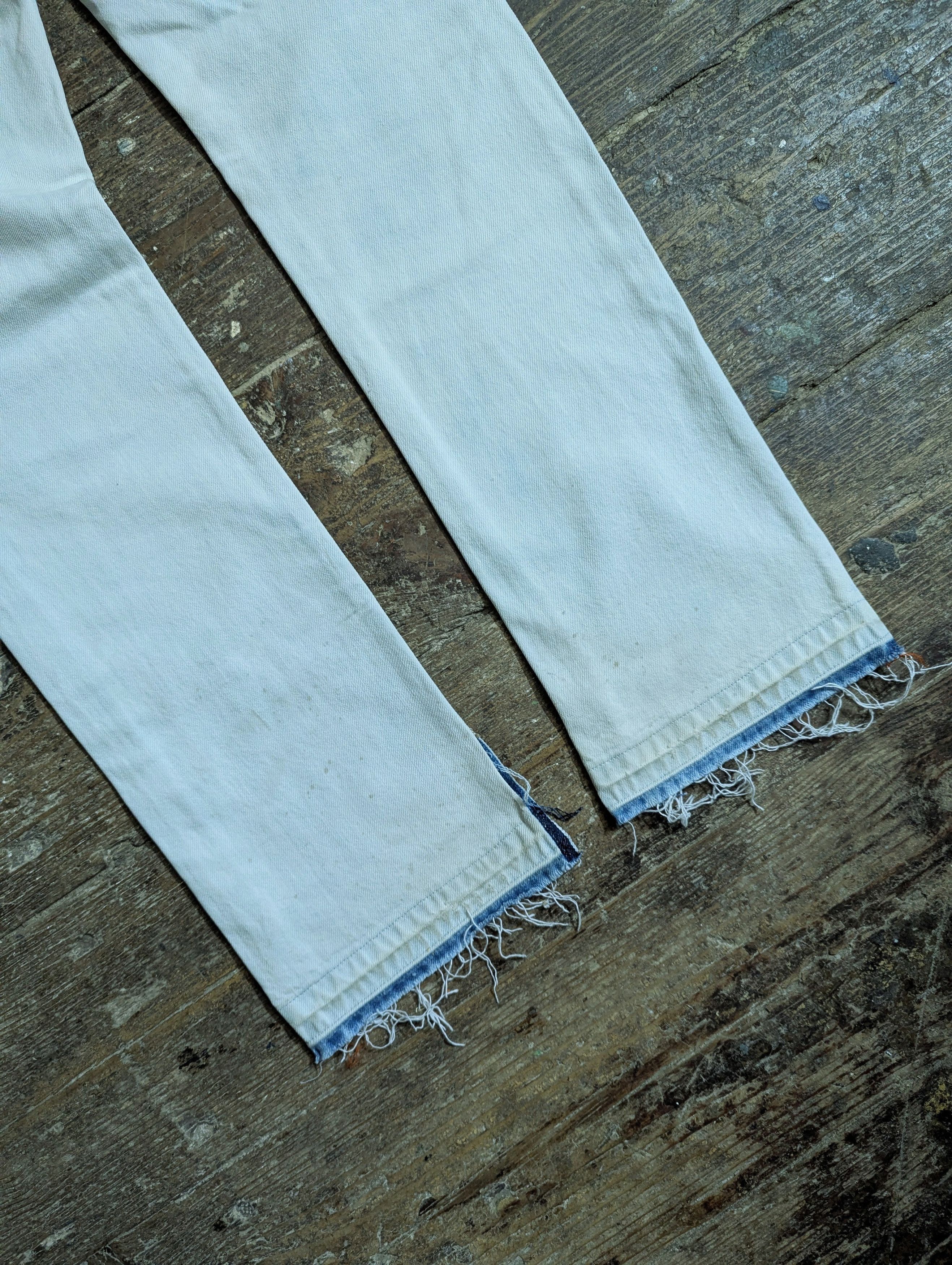 Diesel Rare! 00s Diesel Bleached Released Cut Jeans Size US 30 / EU 46 - 8 Thumbnail
