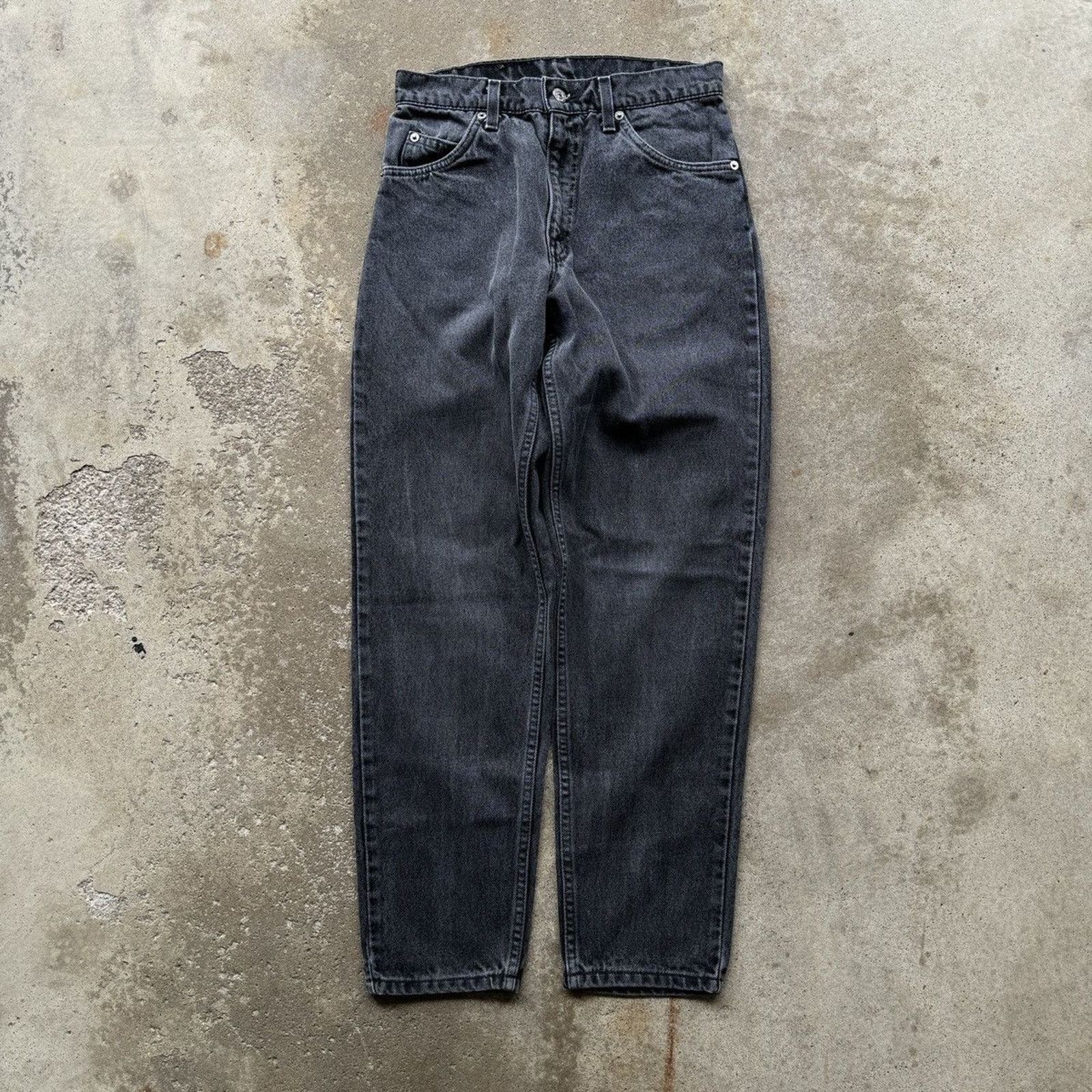 Levi's Vintage 90s Levi's 550 Orange Tab Faded Black Jeans USA Size US 27 - 1 Thumbnail
