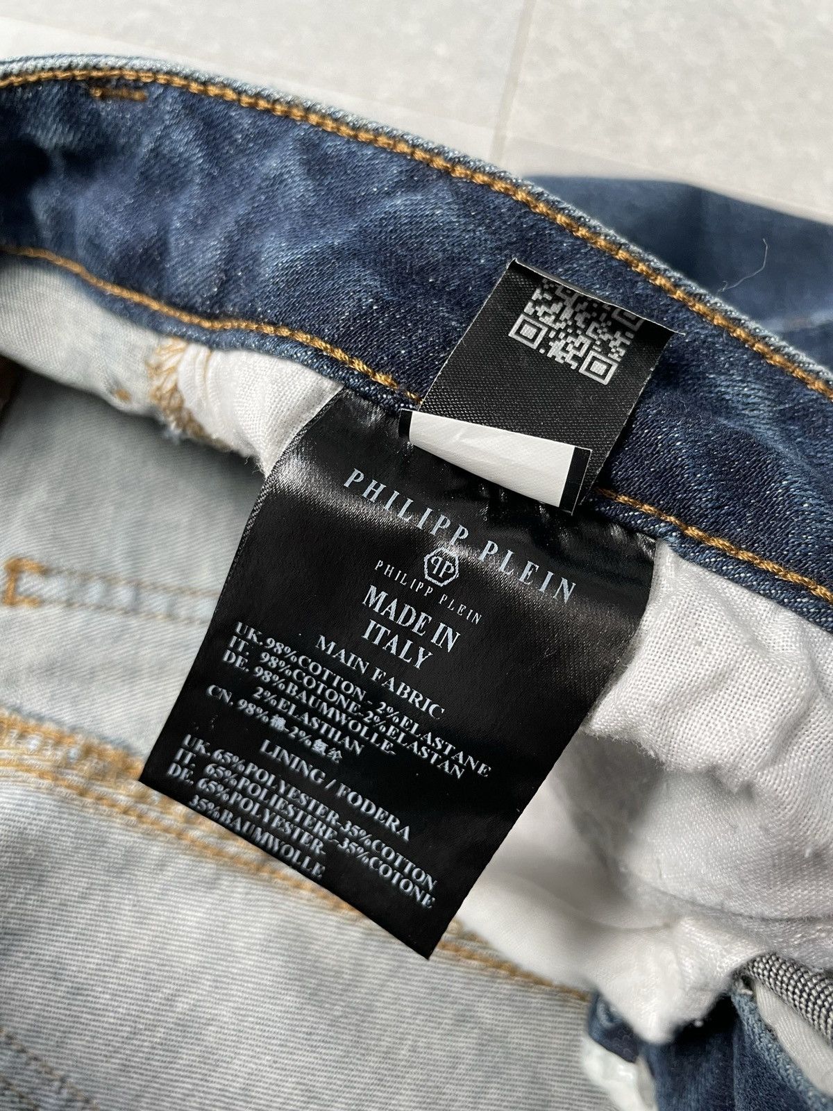 Philipp Plein Philipp Plein woman blue skinny jeans size 27 Size 27" / US 4 / IT 40 - 6 Thumbnail
