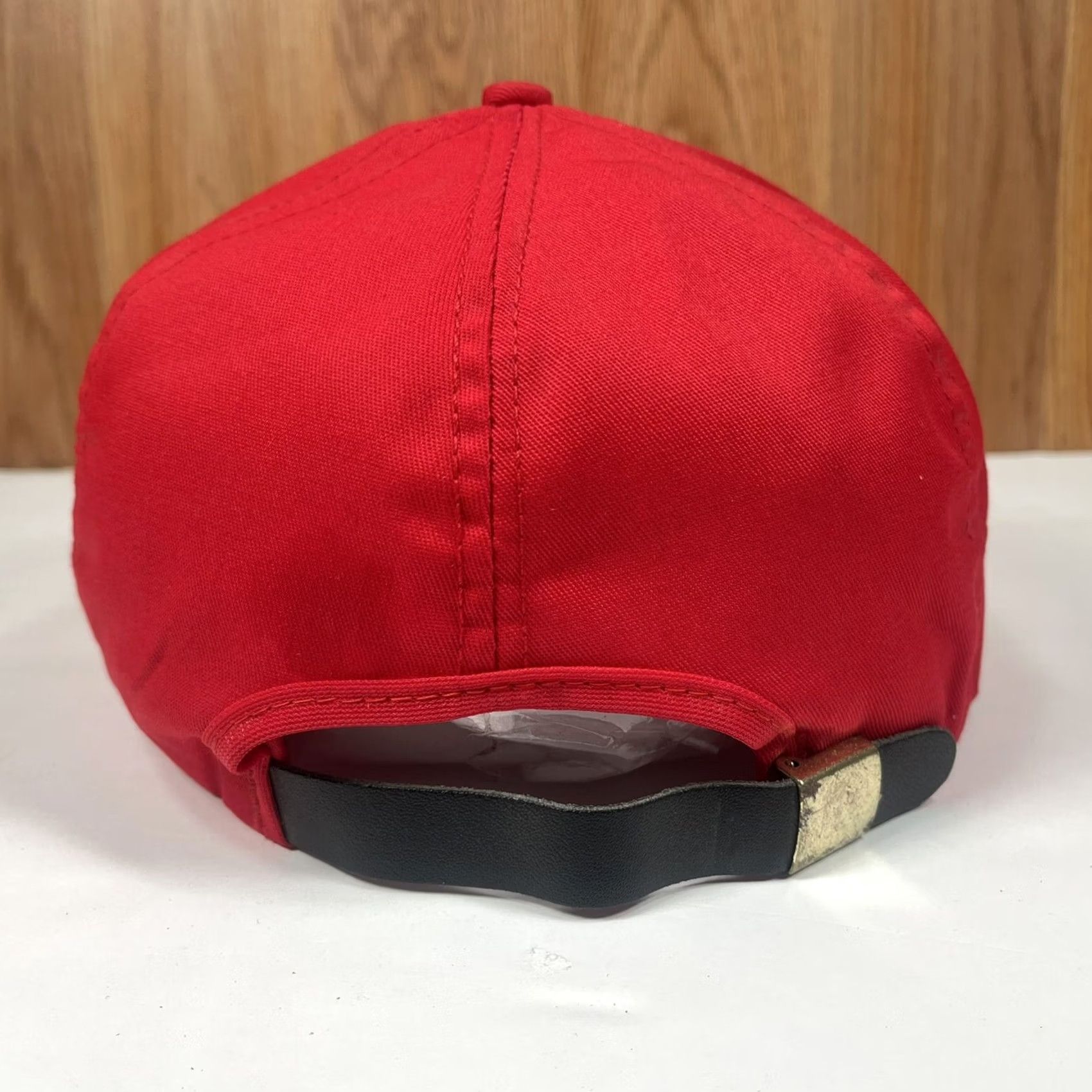 Vintage VINTAGE Identity Headwear Trucker Hat Cap Red Adult Men Adjustable Rope Electric Solomon Electric Rope Adjustable Trucker Hat Red Size ONE SIZE - 5 Thumbnail