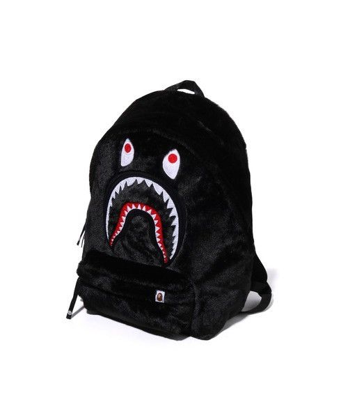 Bape Bape APE SHARK FUR BACKPACK | Grailed