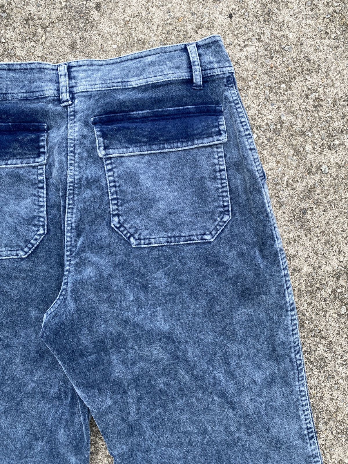 Japanese Brand × Otto 1990s - Otto Velvet Multipocket Flare Pant Size 28" / US 6 / IT 42 - 12 Thumbnail