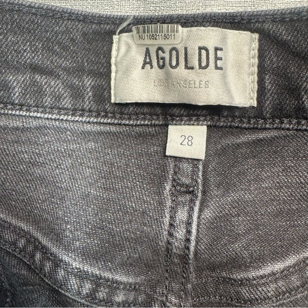 Agolde Agolde Riley High Rise Straight Crop Jeans In Panoramic Siz Size 28" / US 6 / IT 42 - 6 Thumbnail