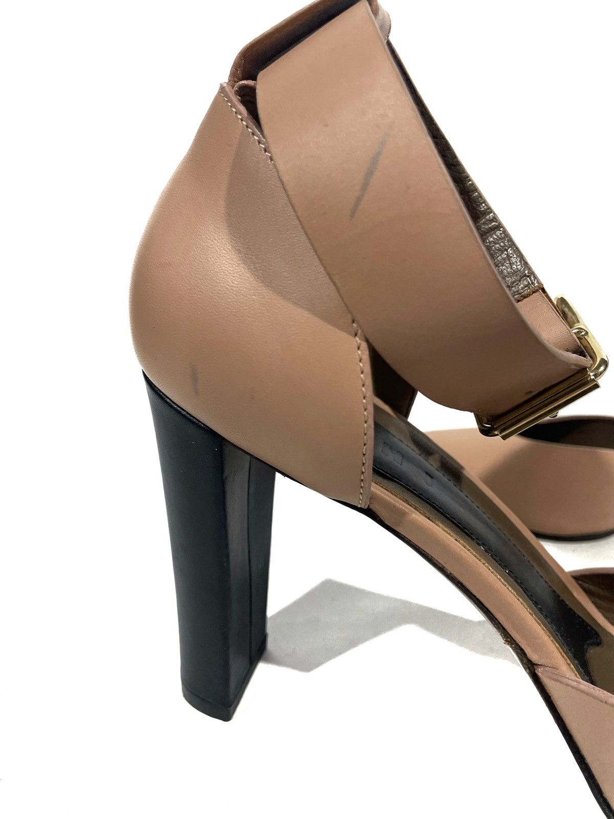 Designer × Marni Marni Women Ankle Straps Almond Toe Leather Heels Size 38 Size US 8 / IT 38 - 8 Thumbnail