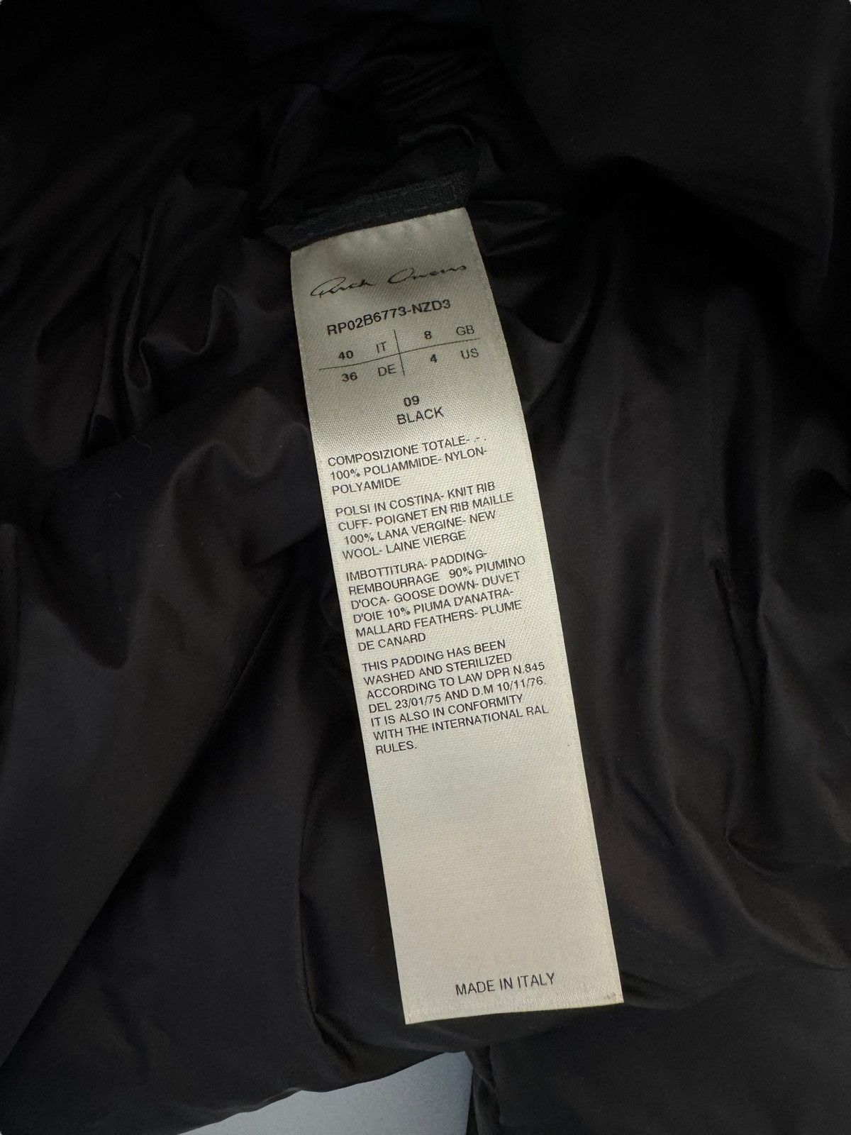 Rick Owens × Rick Owens Drkshdw Sz40 FW22 Strobe Puffer Cropped Down Jacket Size US S / EU 44-46 / 1 - 9 Thumbnail