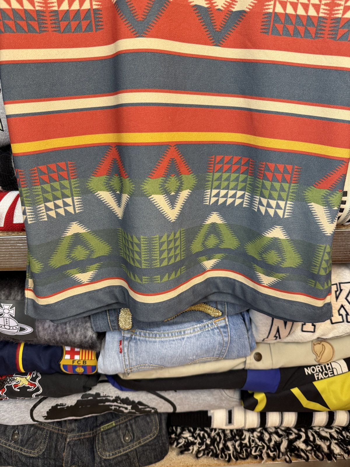 RRL Ralph Lauren NWT RRL Double RL Southwest Serape Striped Pocket Tee Size US M / EU 48-50 / 2 - 5 Thumbnail