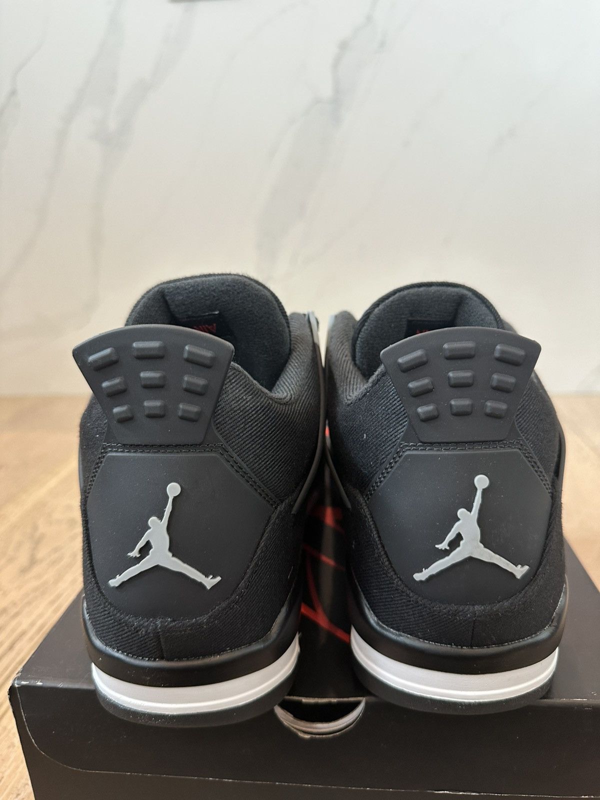 Jordan Brand Jordan 4 Retro SE Black Canvas Size US 12.5 / EU 45-46 - 3 Thumbnail