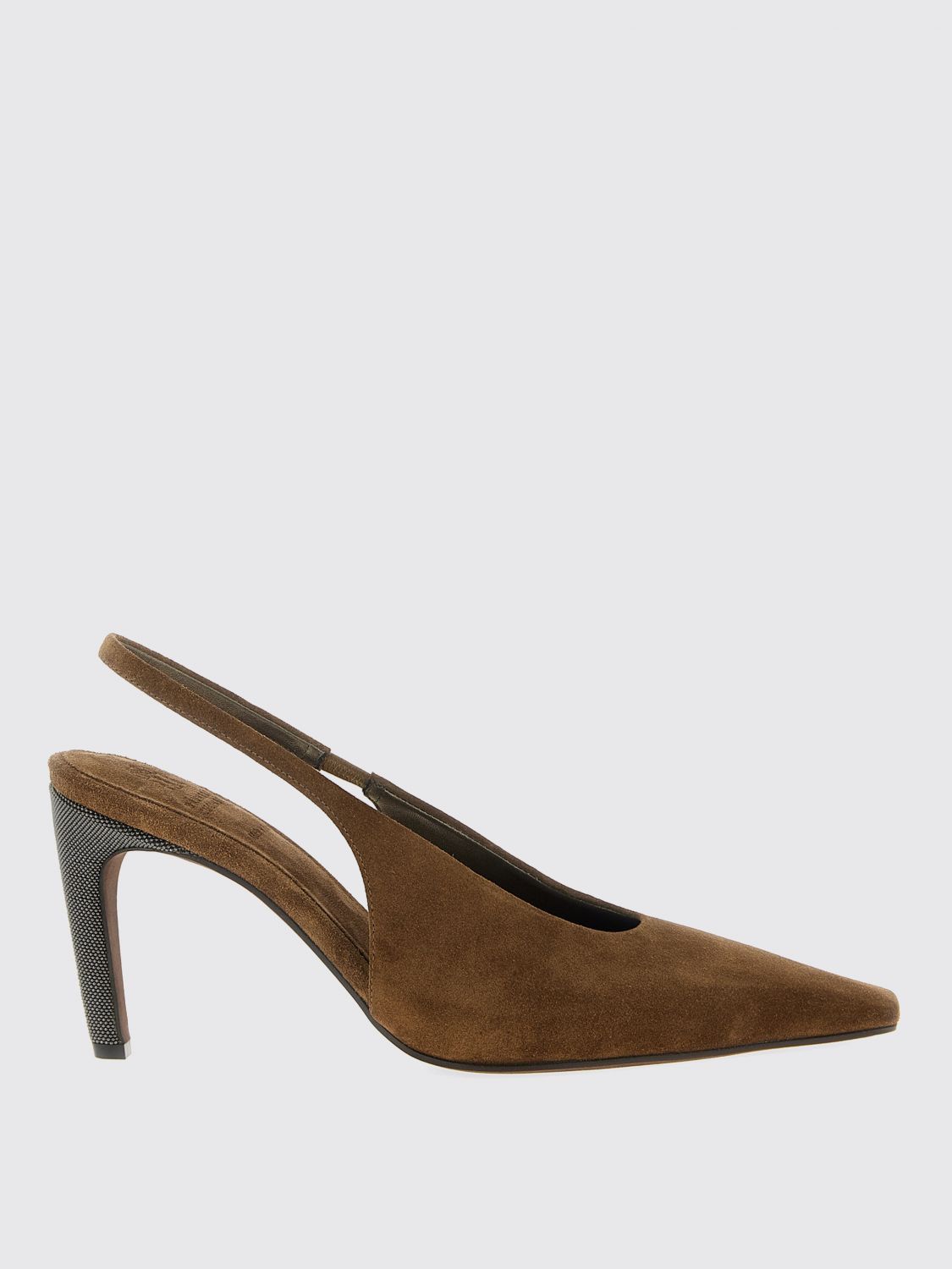 Brunello Cucinelli Brunello Cucinelli Pumps Woman Brown Size US 8 / IT 38 - 1 Thumbnail