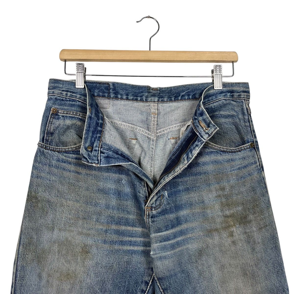 Wrangler Vintage Wrangler Distressed Flare Denim Jeans Size US 32 / EU 48 - 17 Thumbnail