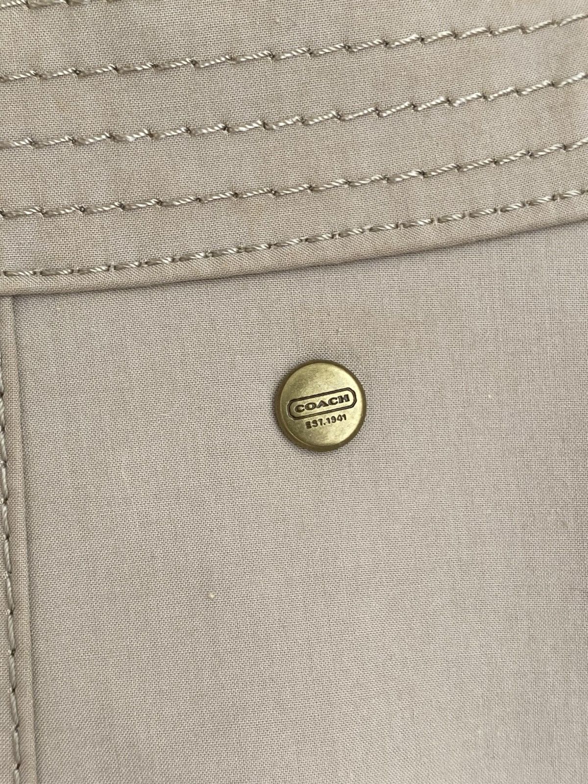 Coach COACH Men’s Light Weight Stone Hudson Car Coat Size US L / EU 52-54 / 3 - 19 Thumbnail