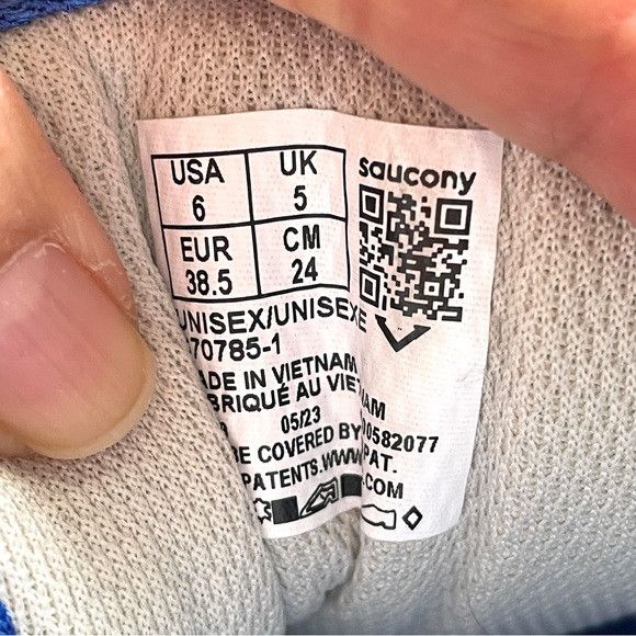 Saucony Saucony Blue Shadow 6000 Runners - 7.5US, worn 1-2Xs! Size US 7.5 / IT 37.5 - 4 Thumbnail