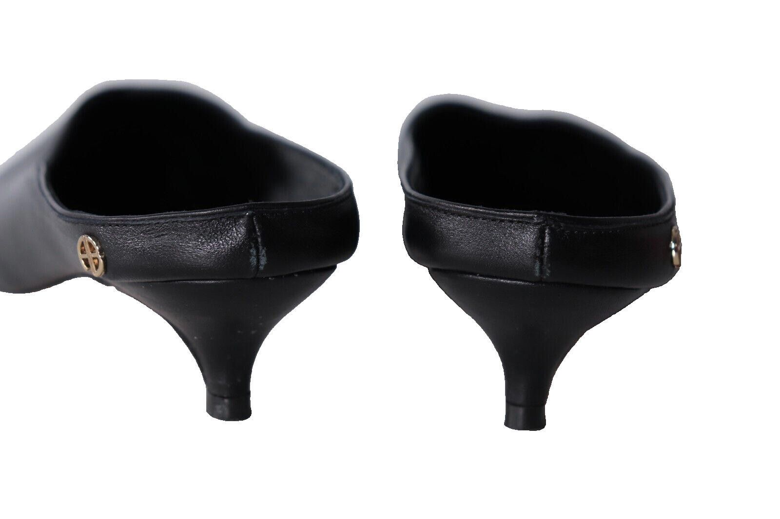 Designer Anine Bing Women 39 Black Rooney Mules Pointed Low Heel Pump Size US 9 / IT 39 - 12 Thumbnail