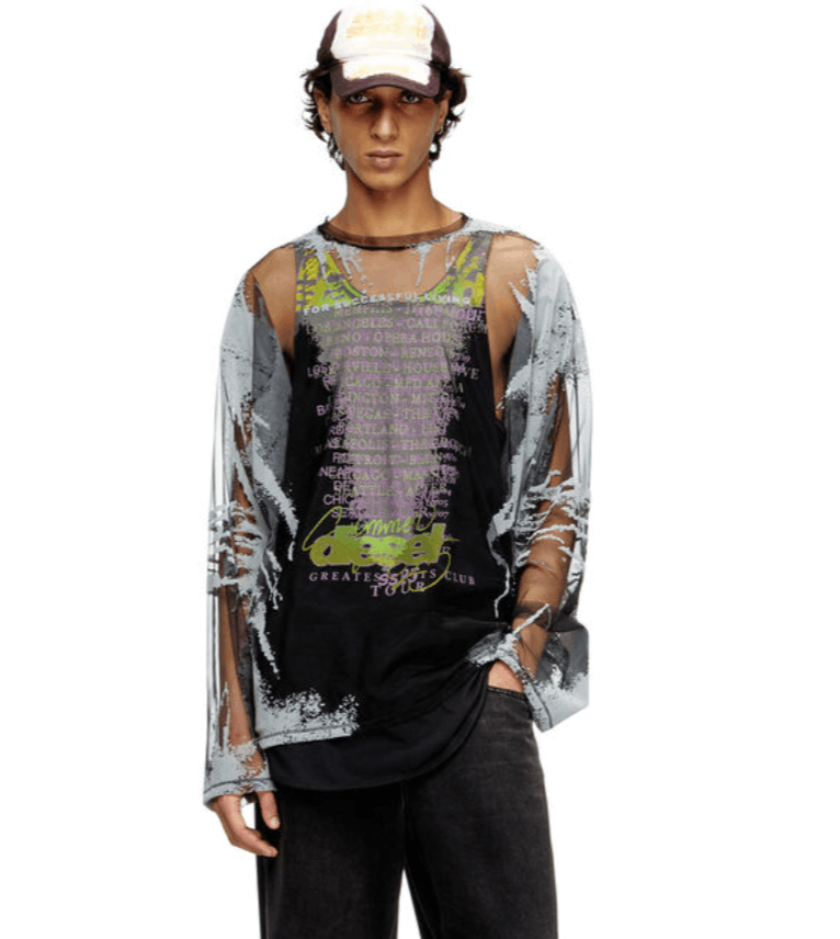 Diesel Diesel Remaster Capsule T-Hassan-LS-A T-shirt Size US S / EU 44-46 / 1 - 4 Thumbnail