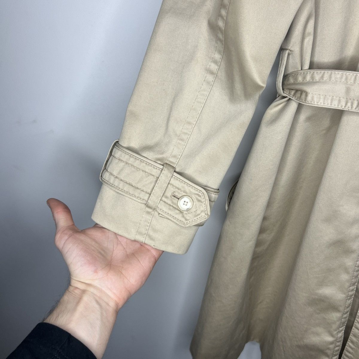 Coach × Designer Coach Trench Coat Double Breasted Belted Beige Luxury Rare Size M / US 6-8 / IT 42-44 - 11 Thumbnail