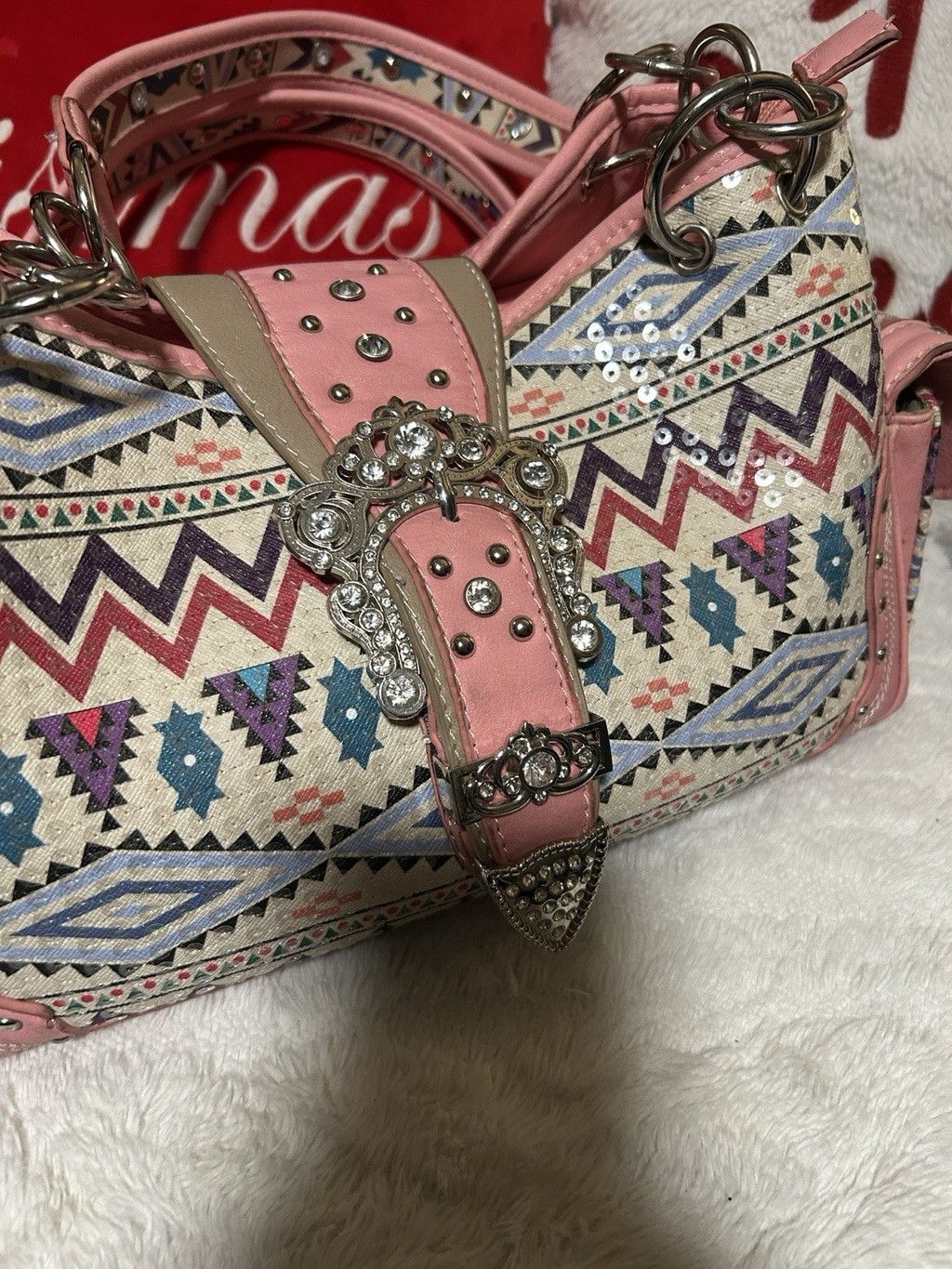 Other Cowgirl Rhinestone Purse Trendy Conceal Carry Bag Size ONE SIZE - 5 Thumbnail