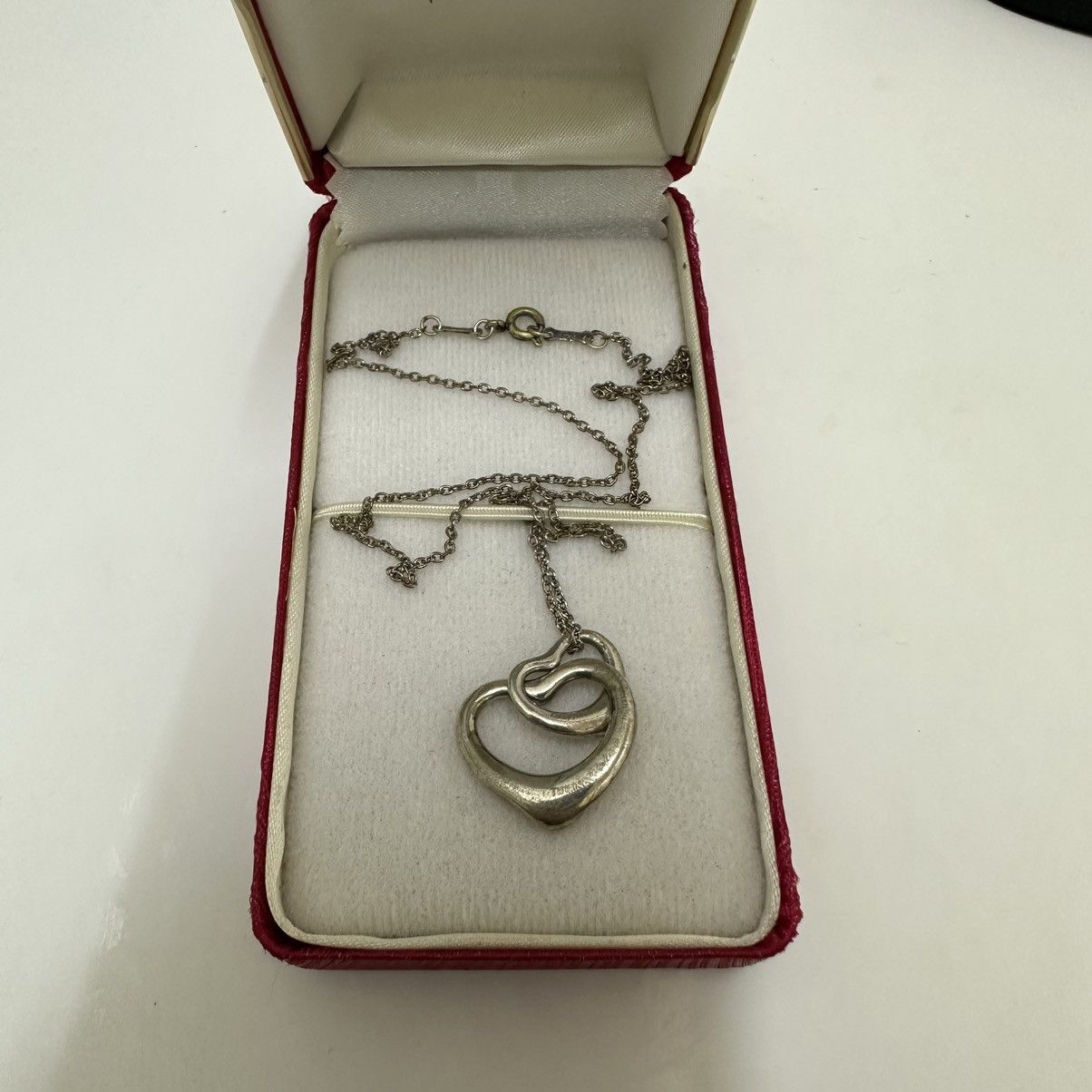 Tiffany & Co. Tiffany & Co. Elsa Peretti Double Open Heart Necklace Size ONE SIZE - 2 Thumbnail