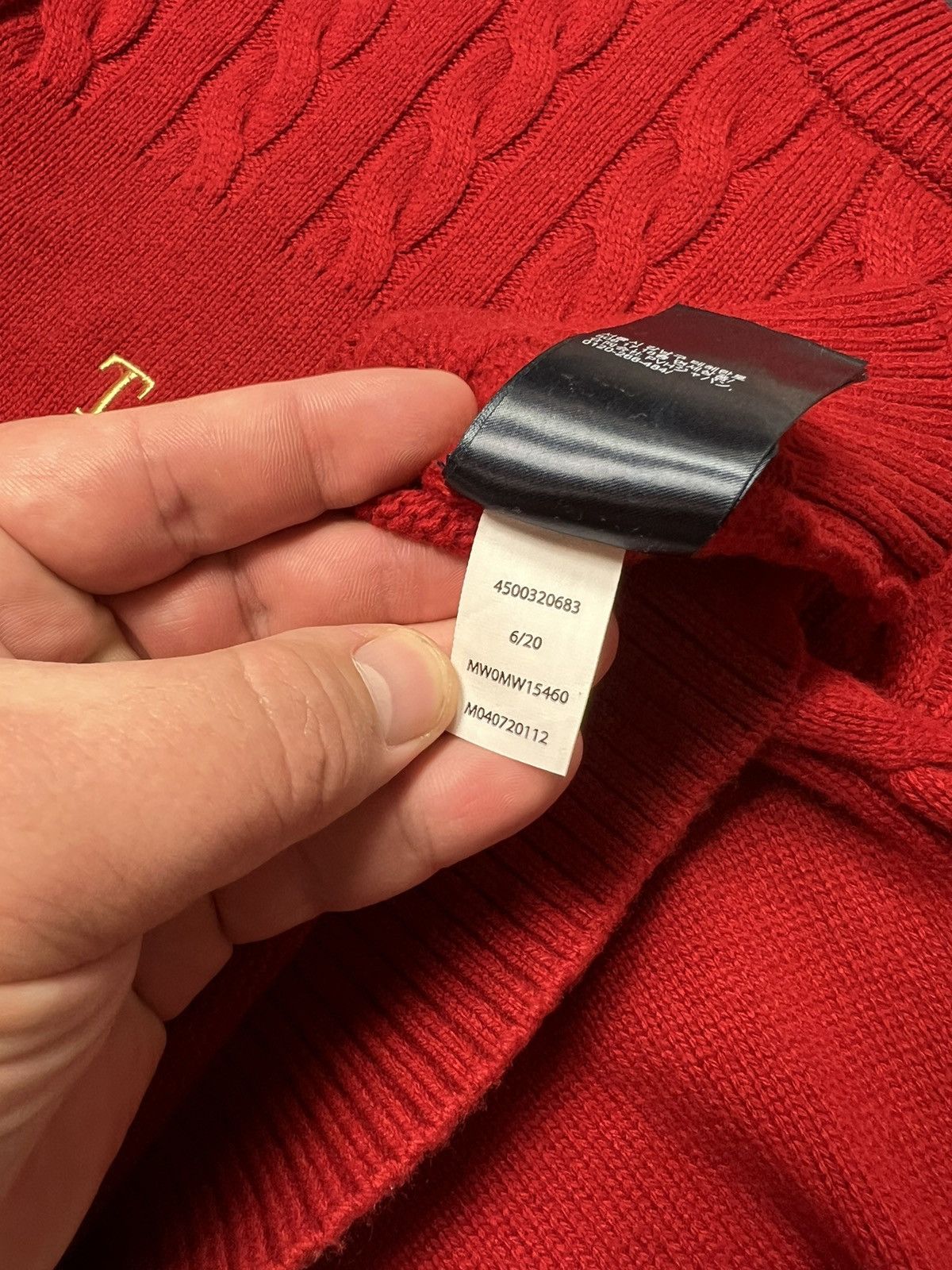 Tommy Hilfiger Tommy Hilfiger New York Graphic Cable Knit Sweater Pullover Size US L / EU 52-54 / 3 - 12 Thumbnail