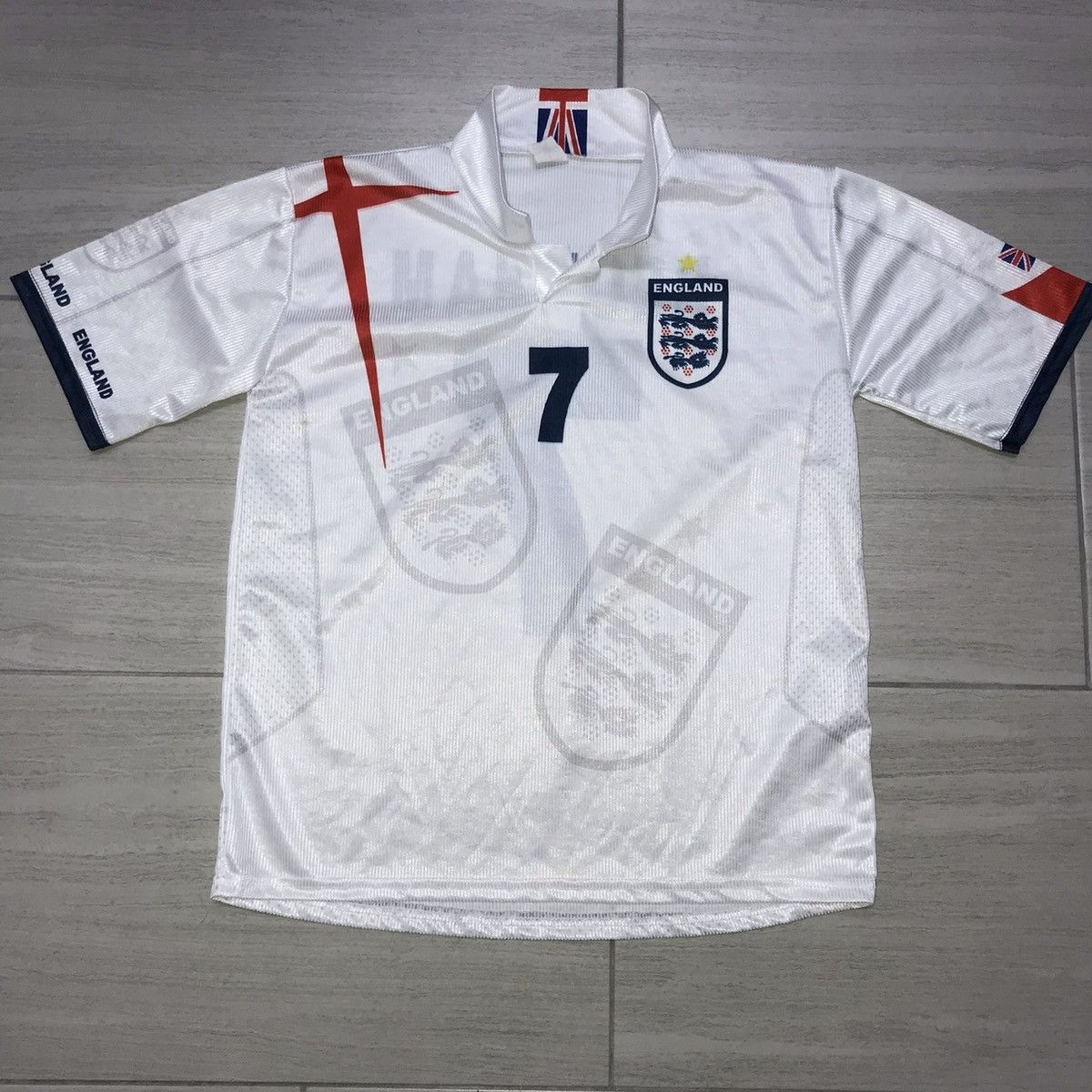 David Beckham Vintage David Beckham England 7 Jersey Size US S / EU 44-46 / 1 - 2 Thumbnail