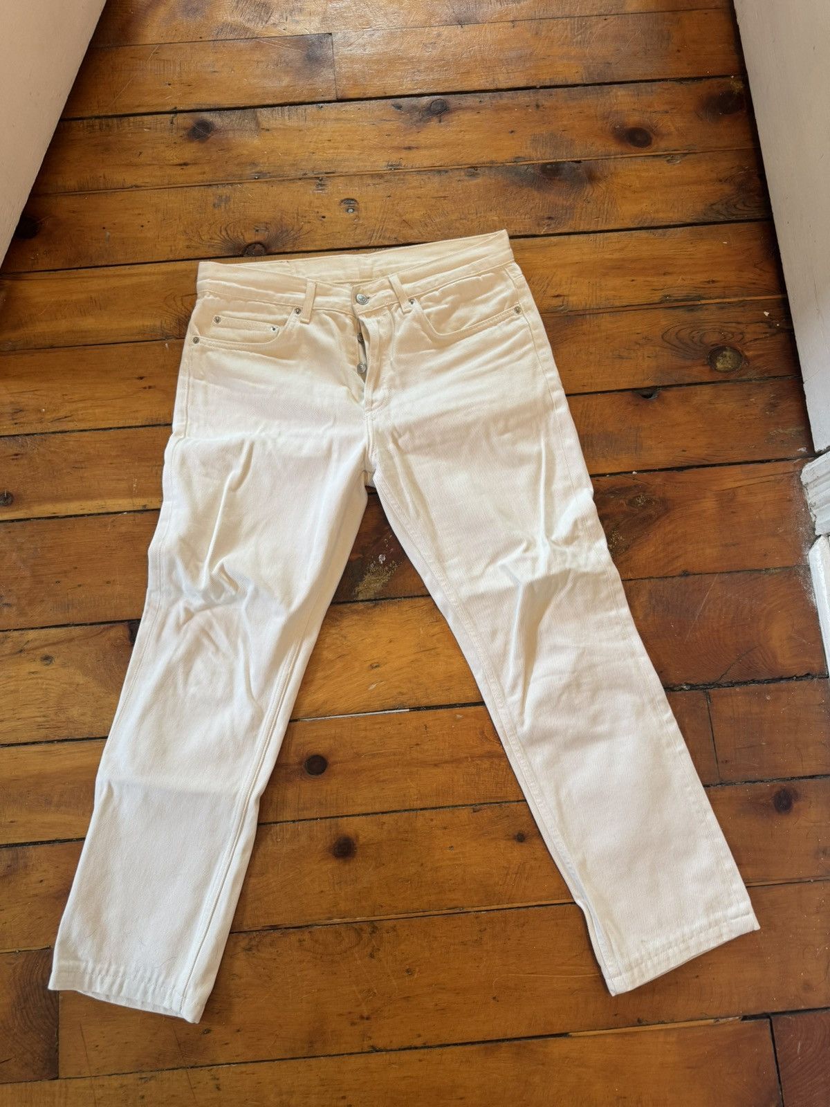 Sandro White Sandro Slim Fit Jeans Size US 32 / EU 48 - 1 Thumbnail
