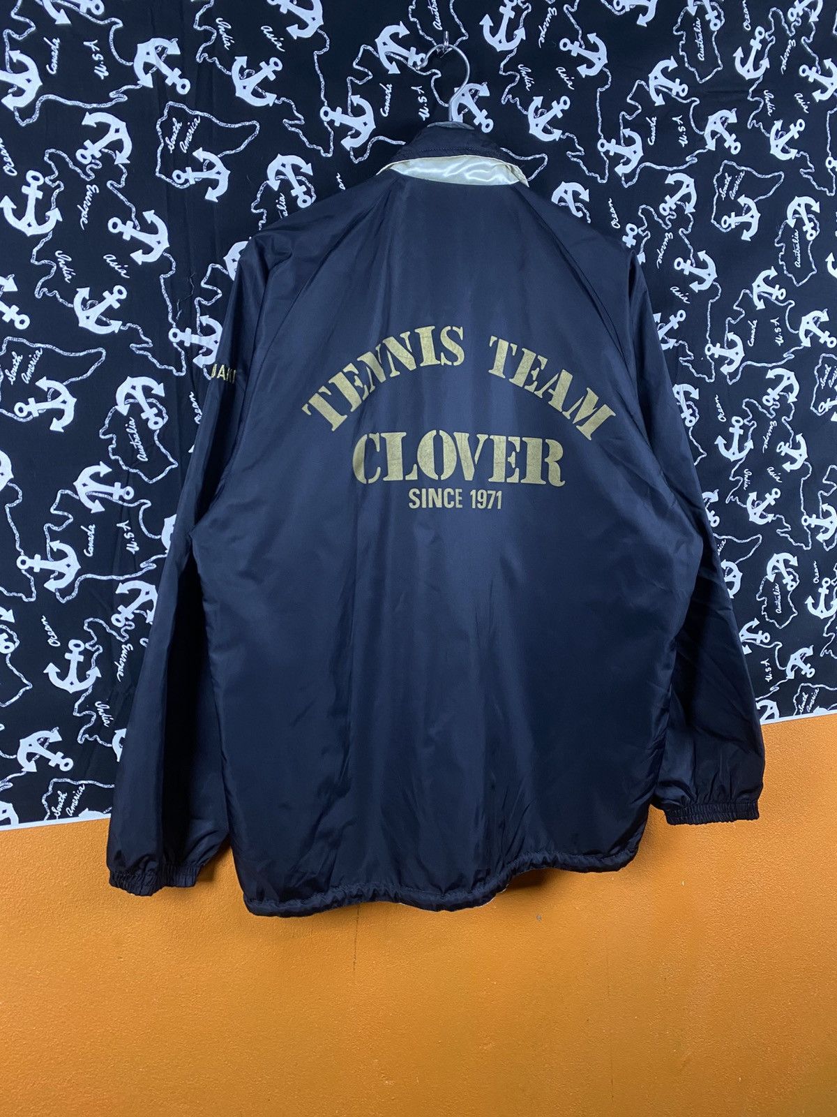 Vintage Vintage Chuo University Clover Tennis Team Coach Jacket Size US M / EU 48-50 / 2 - 10 Thumbnail