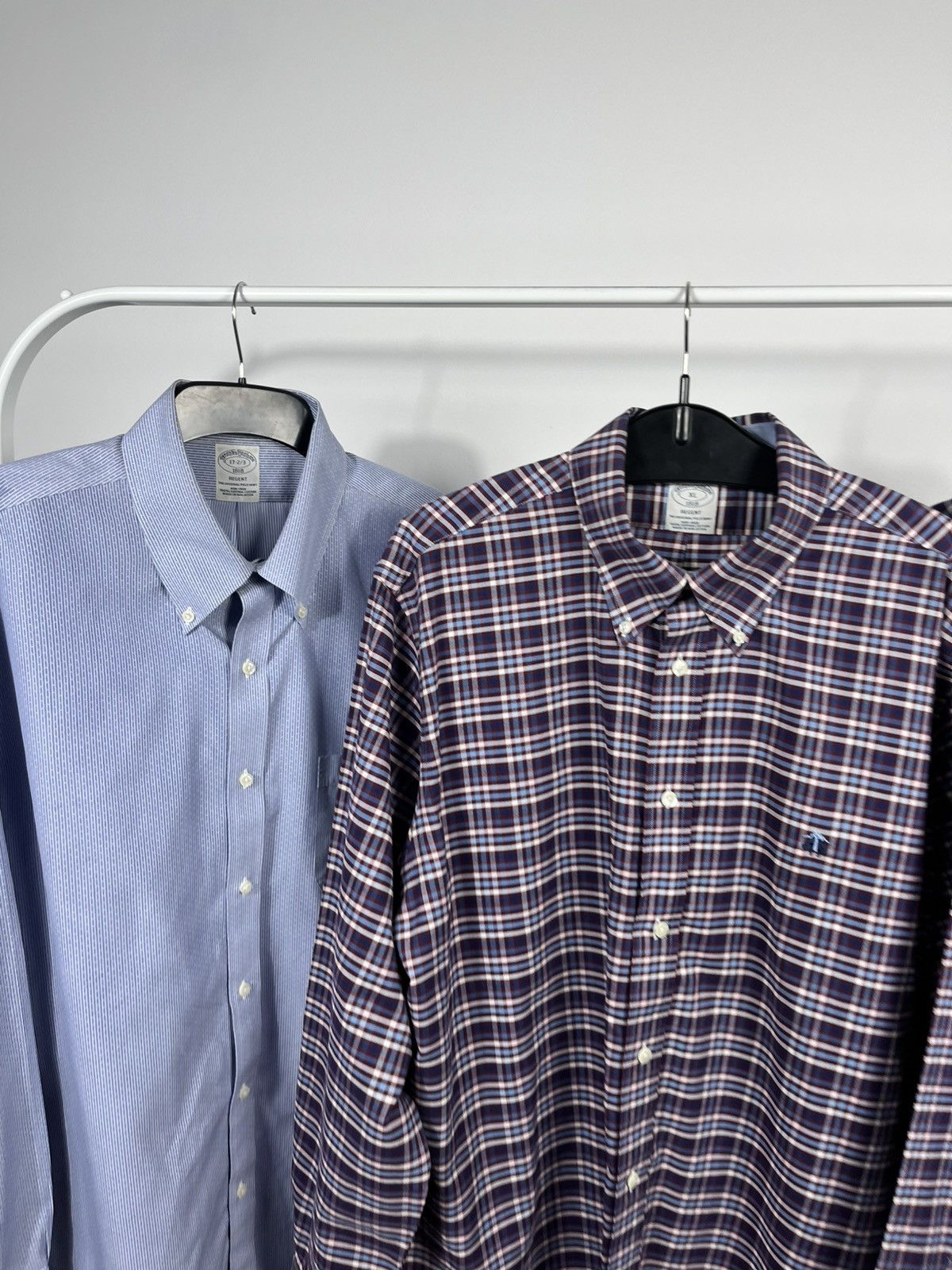 Brooks Brothers Brooks Brothers Button Down Shirt Set of 3 Plaid Striped XL Size US XL / EU 56 / 4 - 3 Thumbnail