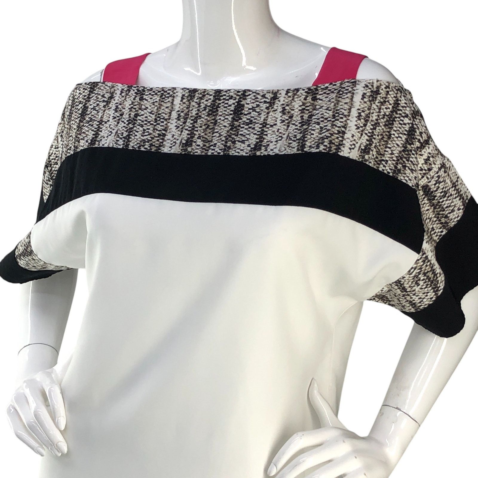 Sachin & Babi Sachin + Babi Size 4 Dress Square Neckline Mini Color Block Size S / US 4 / IT 40 - 2 Thumbnail