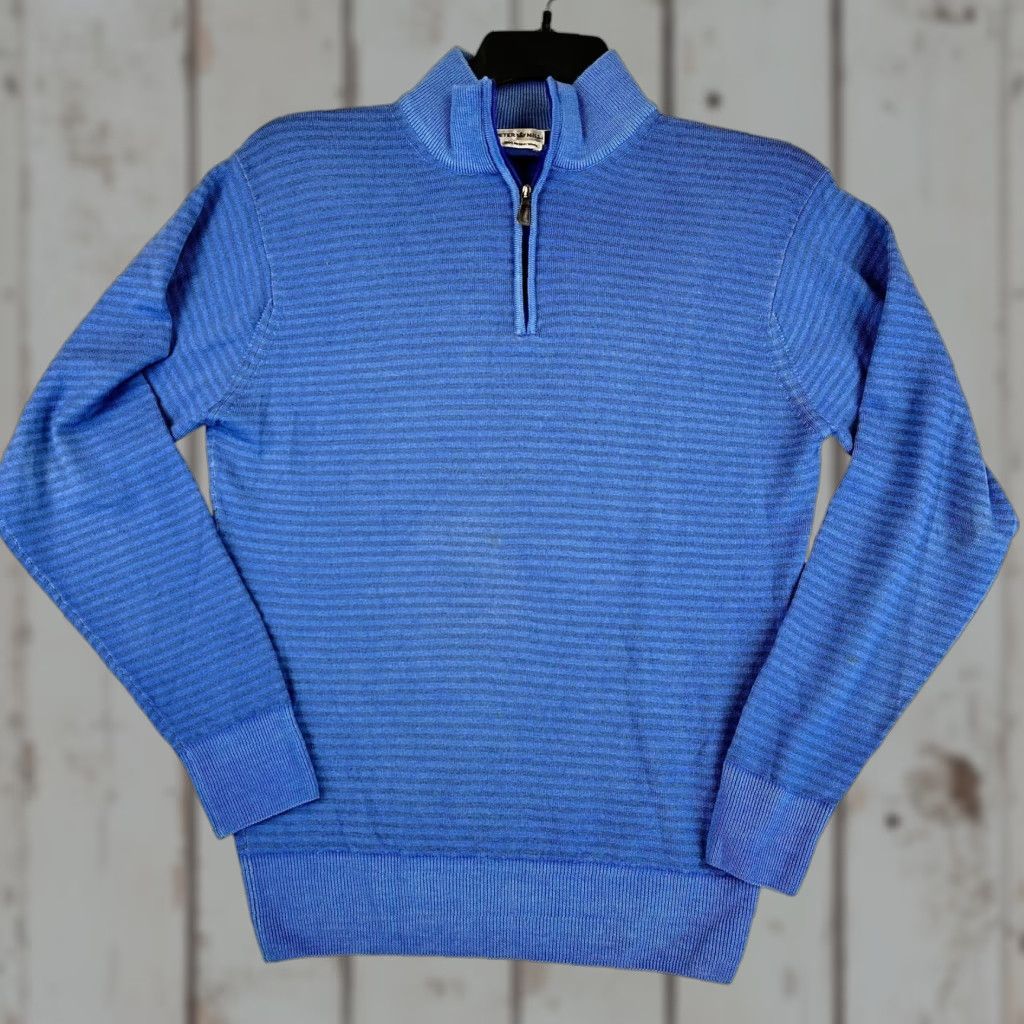 Peter Millar Peter Millar Sweater Mens Small Quarter Zip Merino Wool Pullover Italy Casual Size US S / EU 44-46 / 1 - 1 Thumbnail