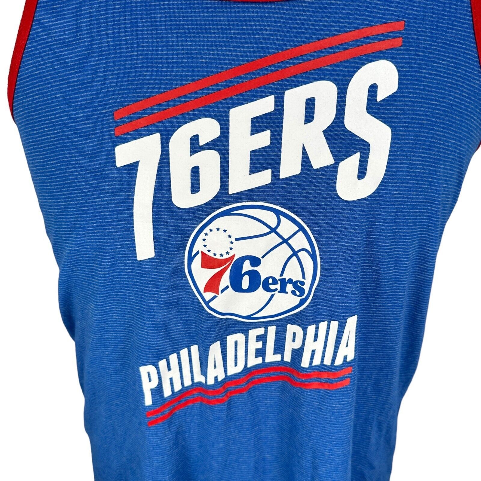 NBA Philadelphia 76ers Tank Top Mens Medium Blue Sleeveless Size US M / EU 48-50 / 2 - 2 Thumbnail