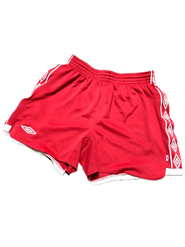 Umbro Vintage Umbro Red Embroidered Logo Shorts Size 36" / US 14 / IT 50 - 1 Thumbnail