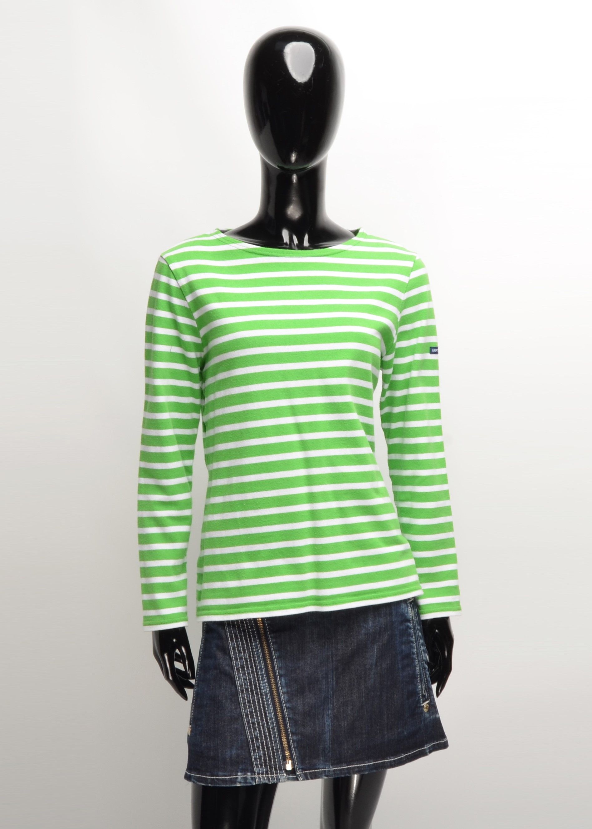 Saint James × Vintage Vintage Saint James Striped Sailor Jumper Size S / US 4 / IT 40 - 1 Thumbnail