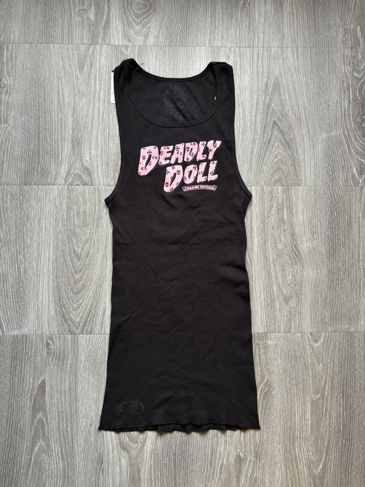 Chrome hearts Deadly doll Tank top Lサイズ Black Chrome Hearts X Deadly Doll Tank Top – 017 Shop
