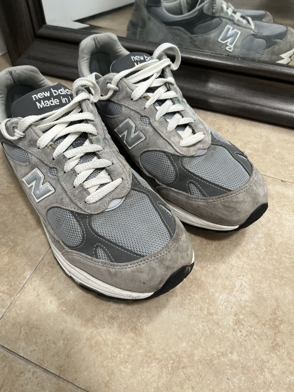 New Balance New Balance 993 Grey Made in USA Size US 12 / EU 45 - 7 Thumbnail