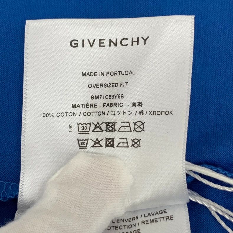 Givenchy Givenchy Blue Logo Letter Pattern T-Shirt Size US S / EU 44-46 / 1 - 8 Thumbnail