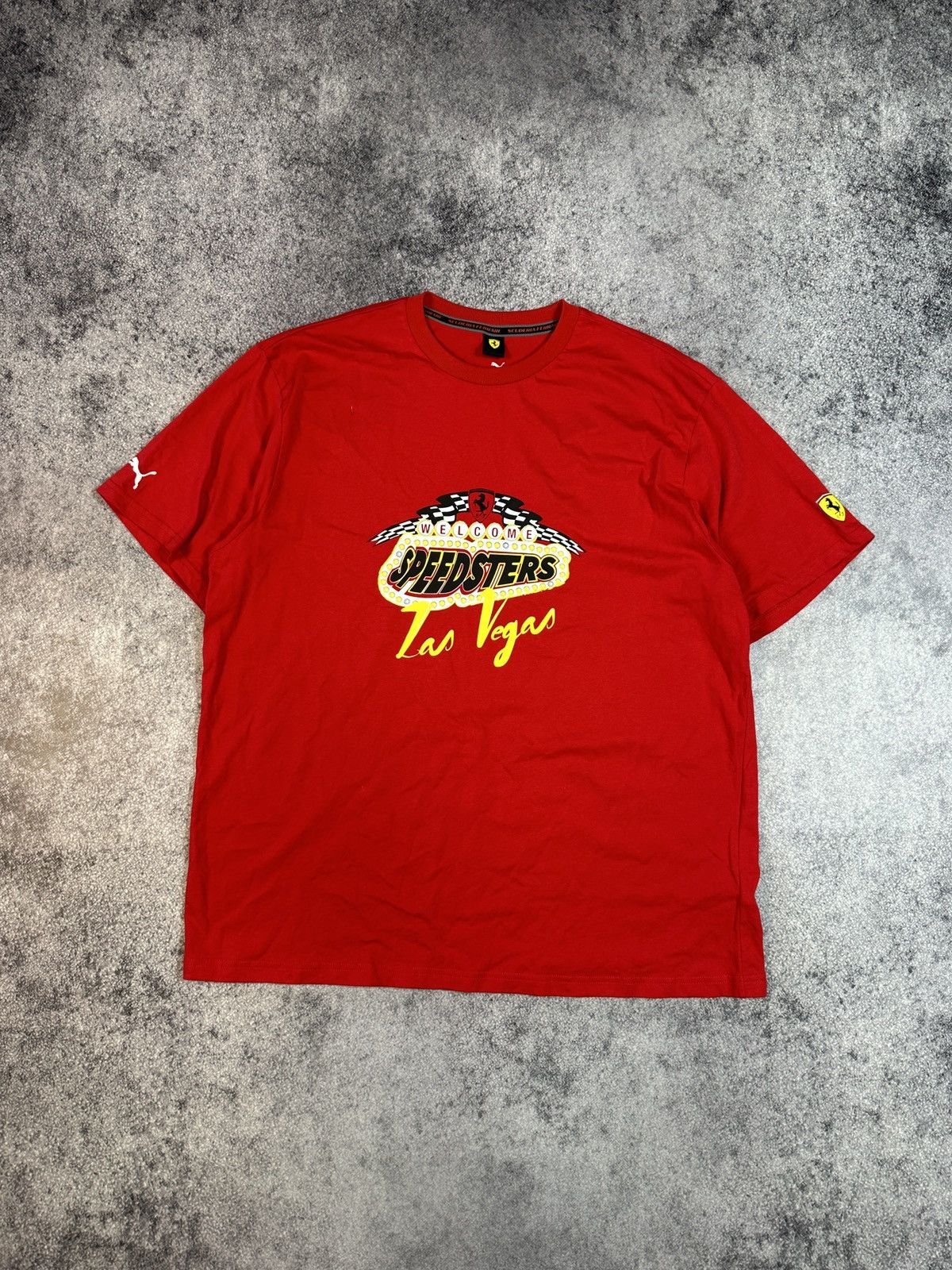 Ferrari × Puma Puma Ferrari Las Vegas Logo T-shirt Logo Streetwear XL Size US XL / EU 56 / 4 - 1 Thumbnail