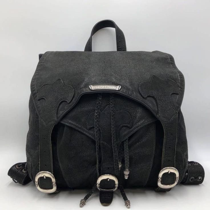 Chrome Hearts CH Leather Backpack Size ONE SIZE - 1 Thumbnail