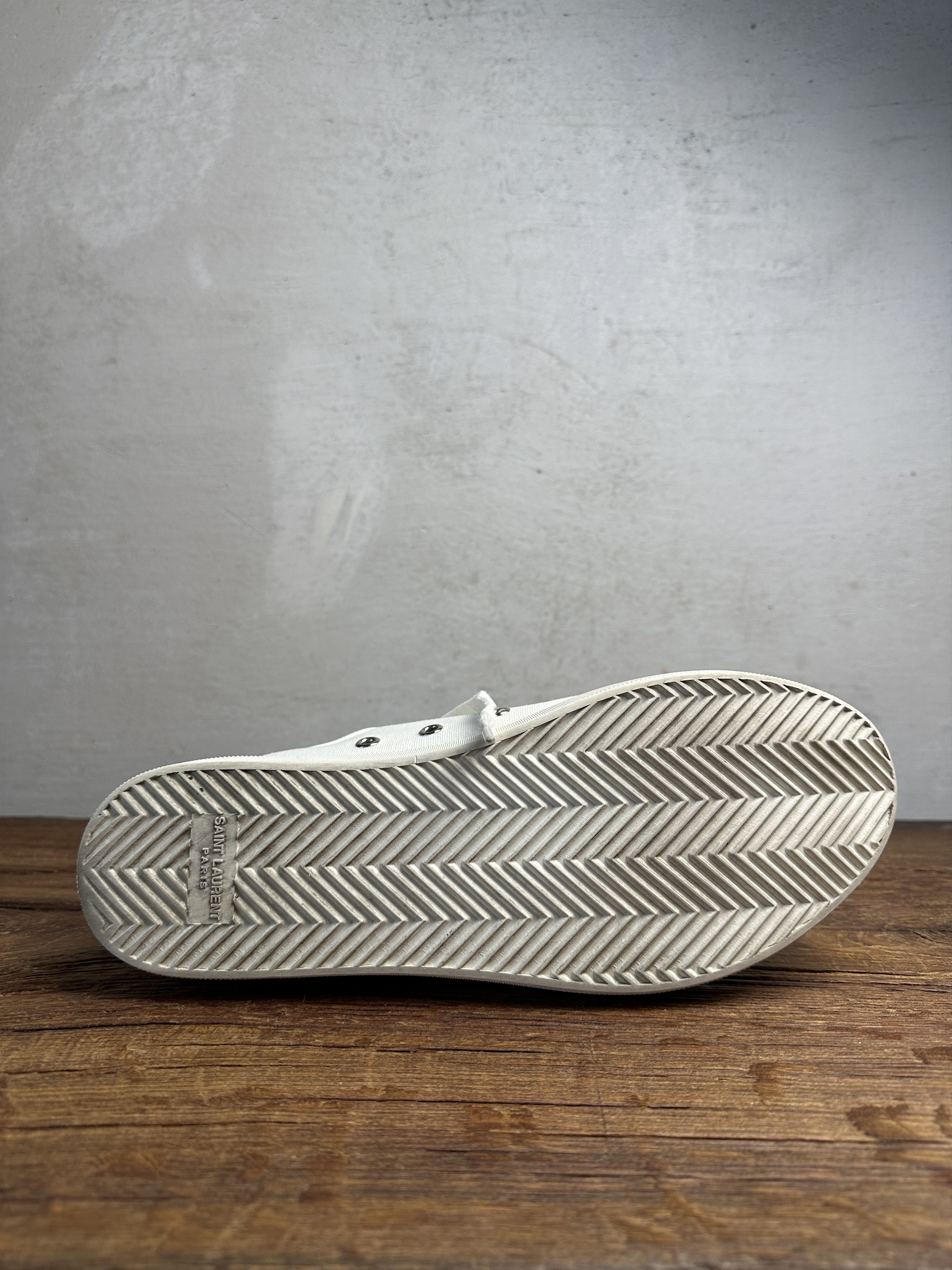 Saint Laurent Paris Saint Laurent Malibu Low Burnt White Size US 10 / IT 40 - 12 Thumbnail