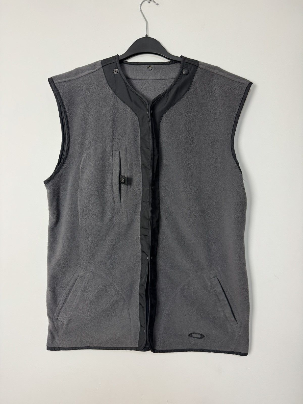 Oakley Vintage 90s Oakley Neylon Jacket Fleece Vest Metal Logo Size US L / EU 52-54 / 3 - 11 Thumbnail