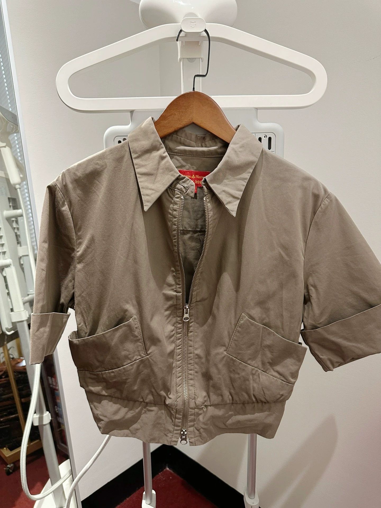 Vivienne Westwood Vivienne Westwood Khaki Oversized 3/4 Sleeve Jacket Size S / US 4 / IT 40 - 6 Thumbnail