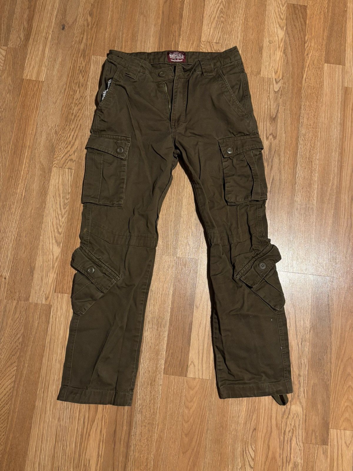 Vintage Baggy Brown Cargo Jeans Size US 30 / EU 46 - 1 Thumbnail
