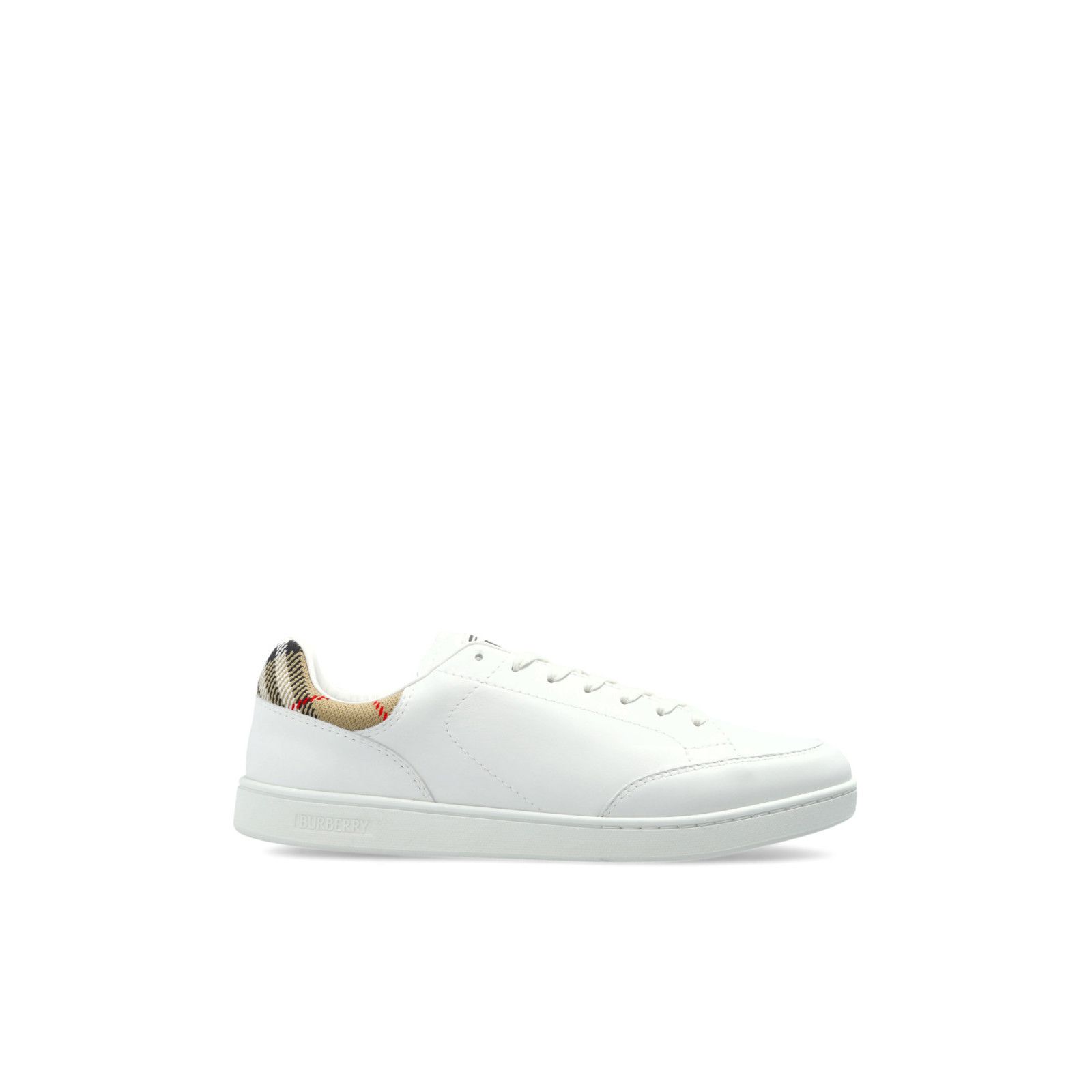 Burberry White Leather Sneakers New And Authentic (Men's si