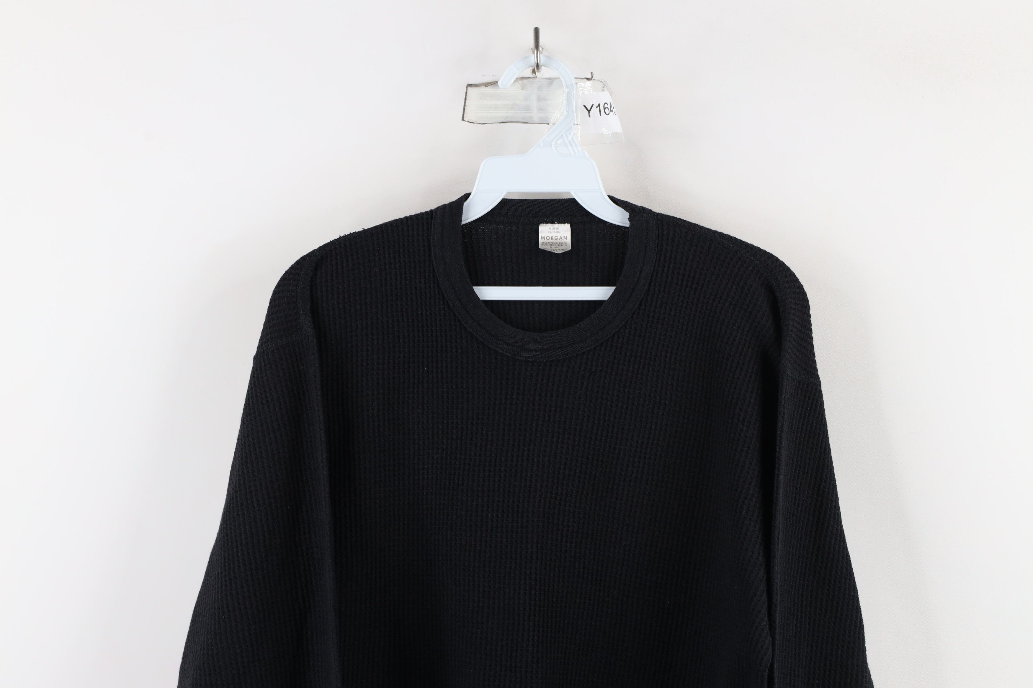 Vintage Vintage 90s Streetwear Waffle Knit Long Sleeve T-Shirt Size US XL / EU 56 / 4 - 2 Thumbnail