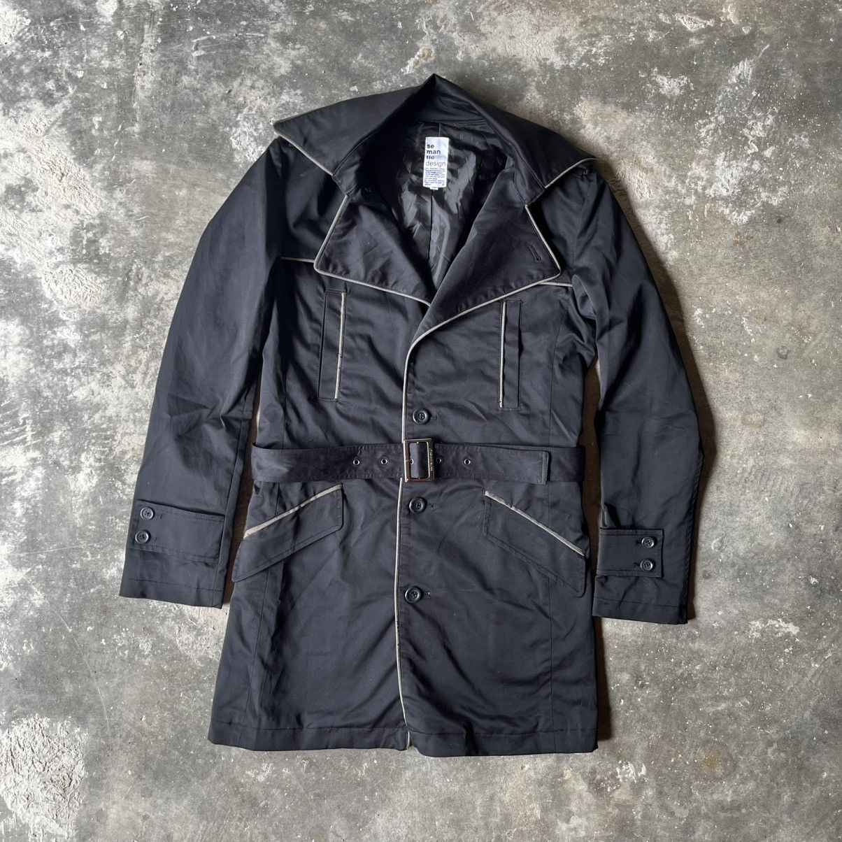 semanticdesign Semantic design long trench coat jacket 🧥 Size M / US 6-8 / IT 42-44 - 9 Thumbnail