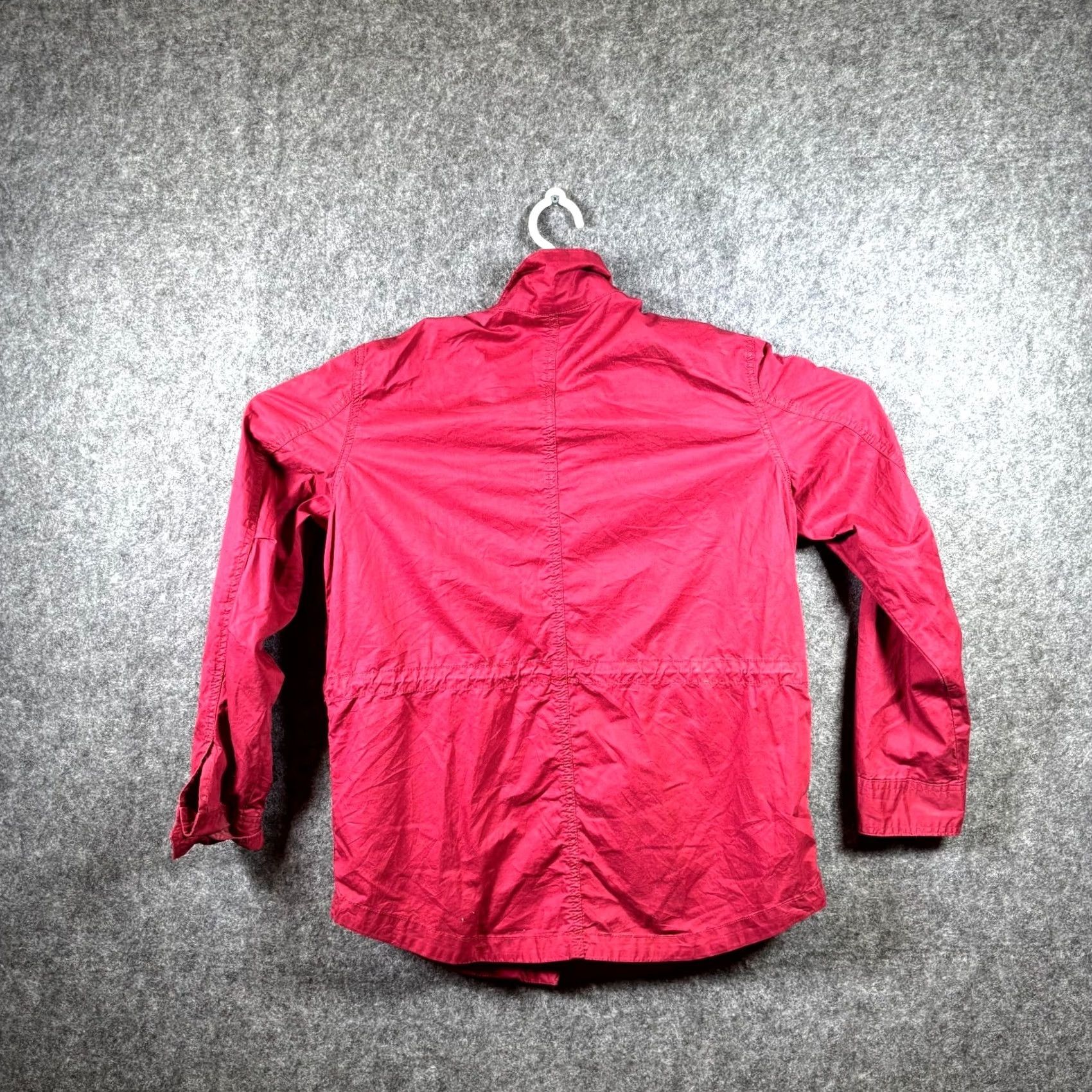 Vintage Buffalo Basic Jacket Women's L Red Cotton Front Pockets Full-Zip Casual Size 36" / US 14 / IT 50 - 5 Thumbnail