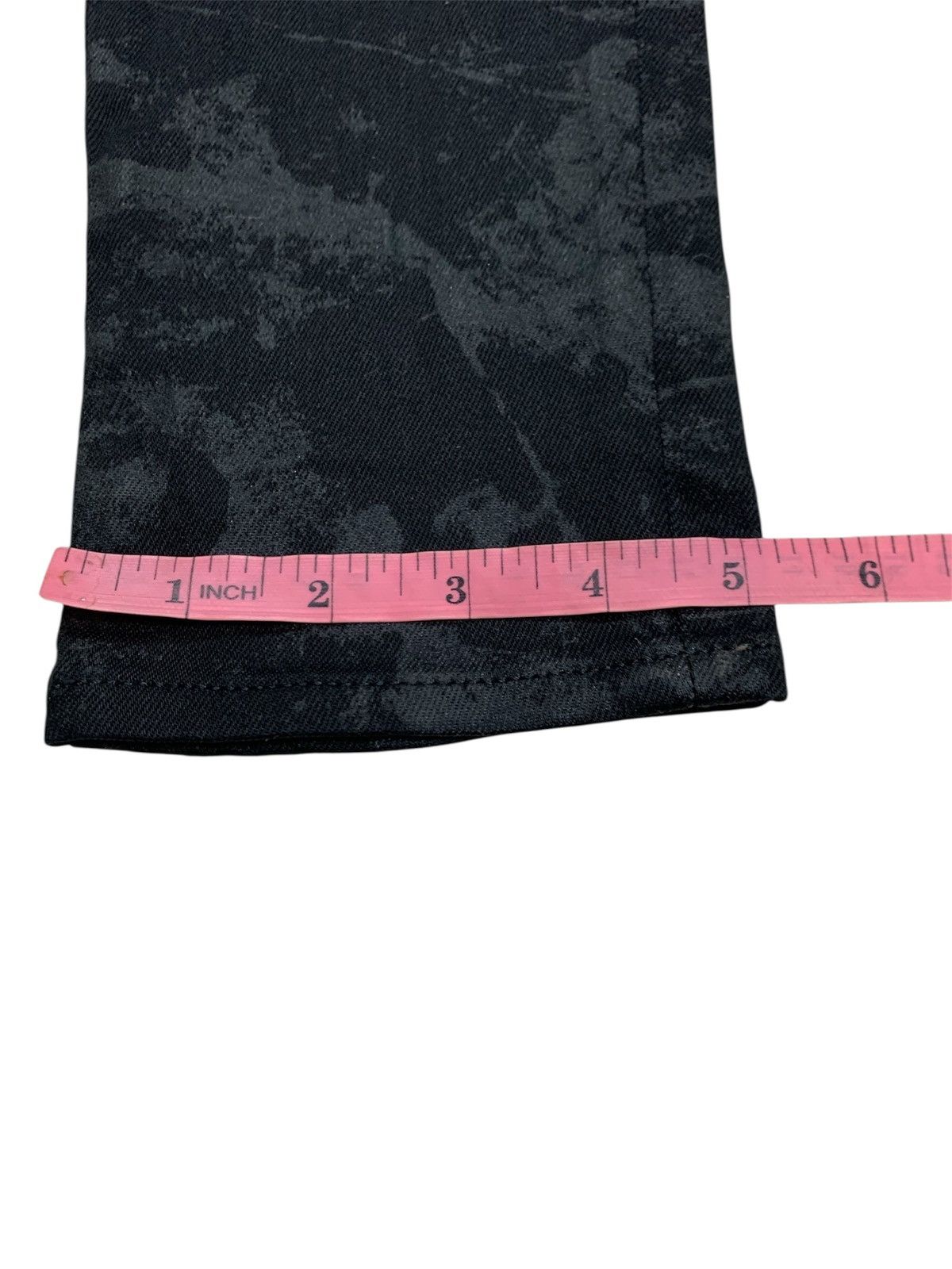 Helmut Lang Helmut lang black camo terra print strecth denim legging Size 25" / US 0 / IT 36 - 9 Thumbnail