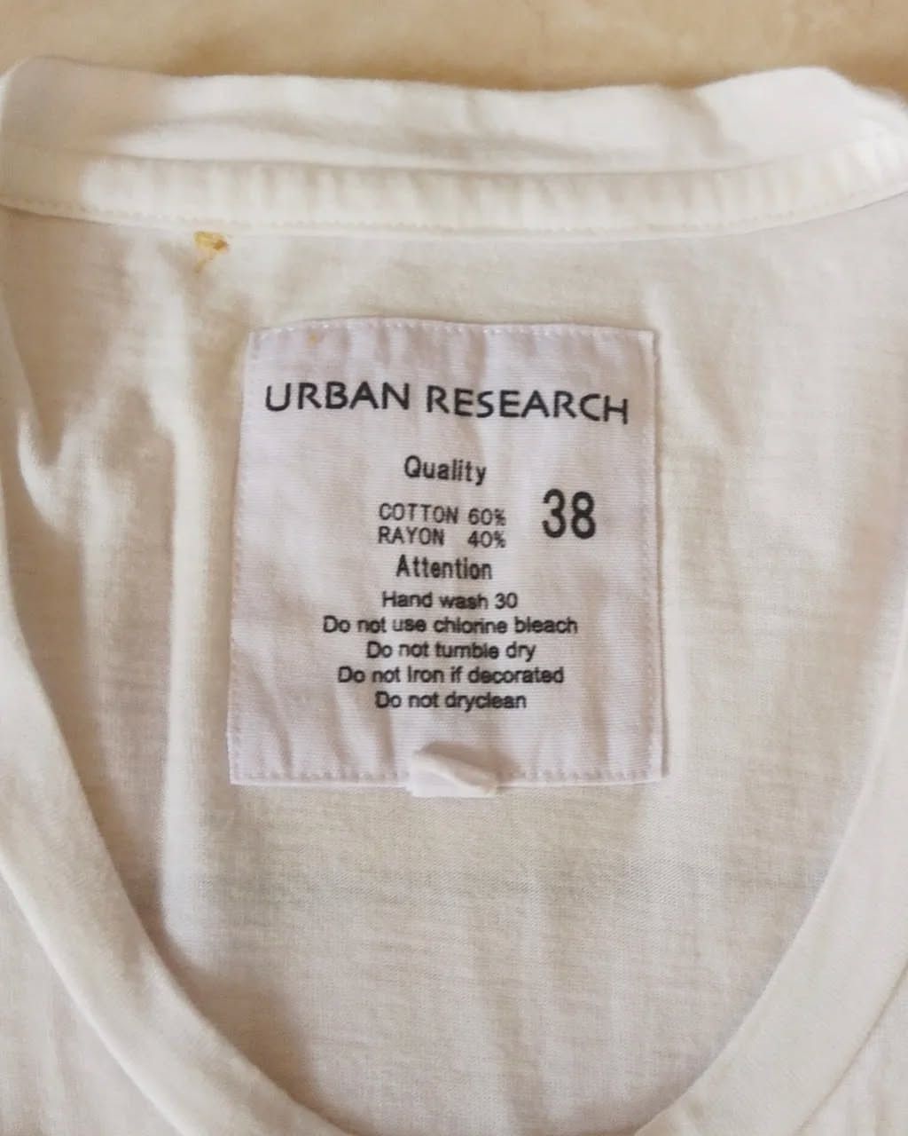 Japanese Brand × URBAN RESEARCH DOORS Urban Research Flower Art White Woman Tees Size S / US 4 / IT 40 - 5 Thumbnail