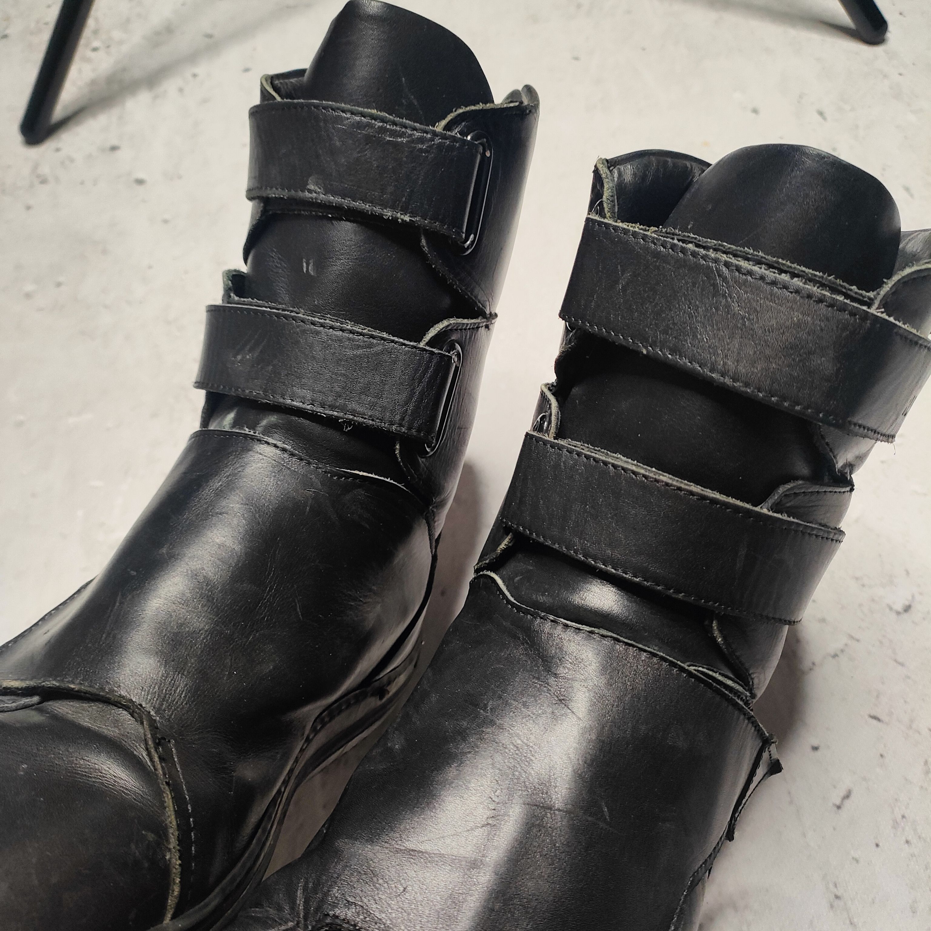 Raf Simons Raf SImons Runway 2005 velcro moto shoes RARE Size US 9 / EU 42 - 8 Thumbnail